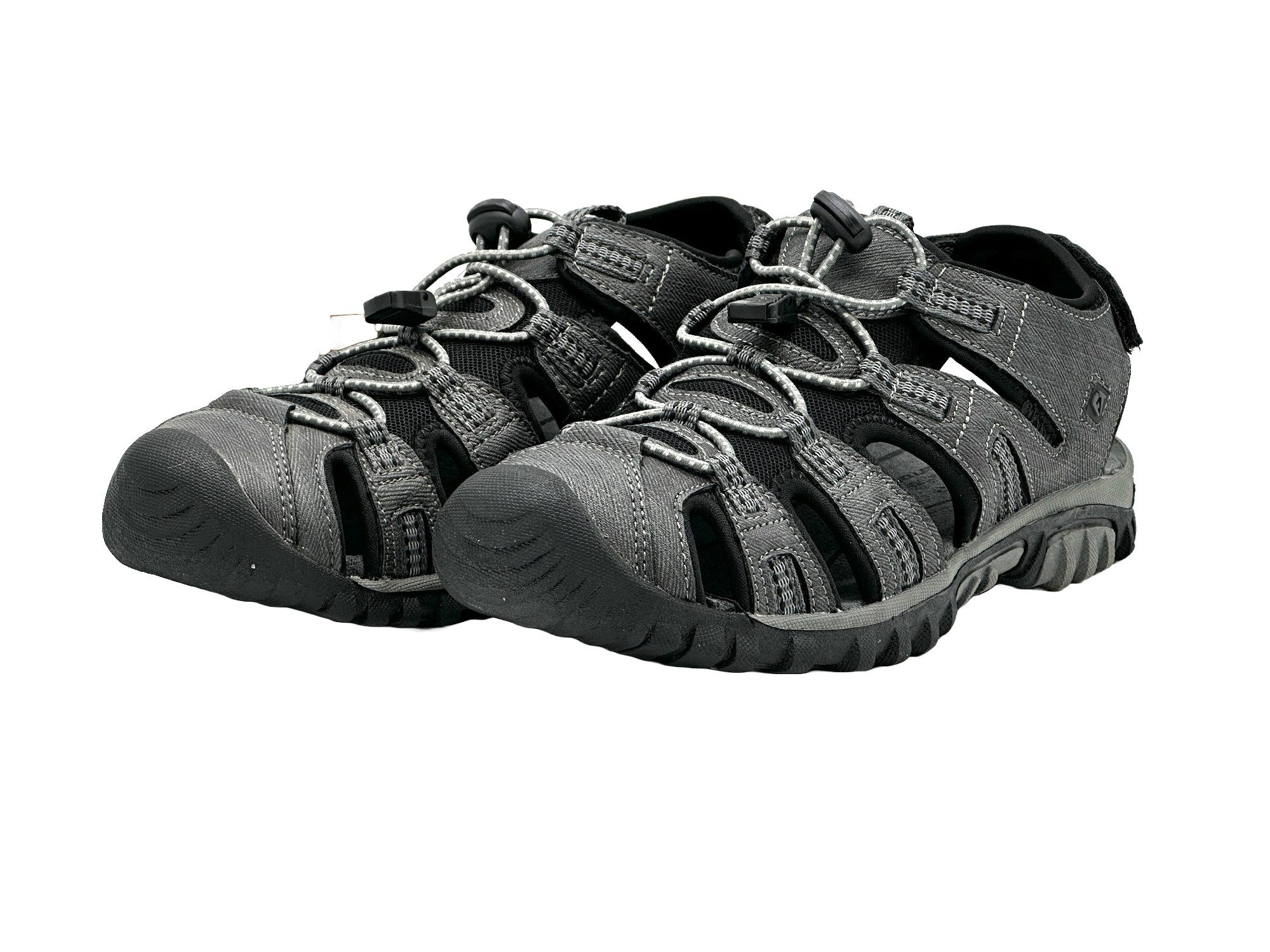 Nowaland Trekkingsandalen mit Zehenschutz und Klettverschluss Trekkingsandale Funktionale Trekkingsandalen mit geschlossener Front und gutem Grip