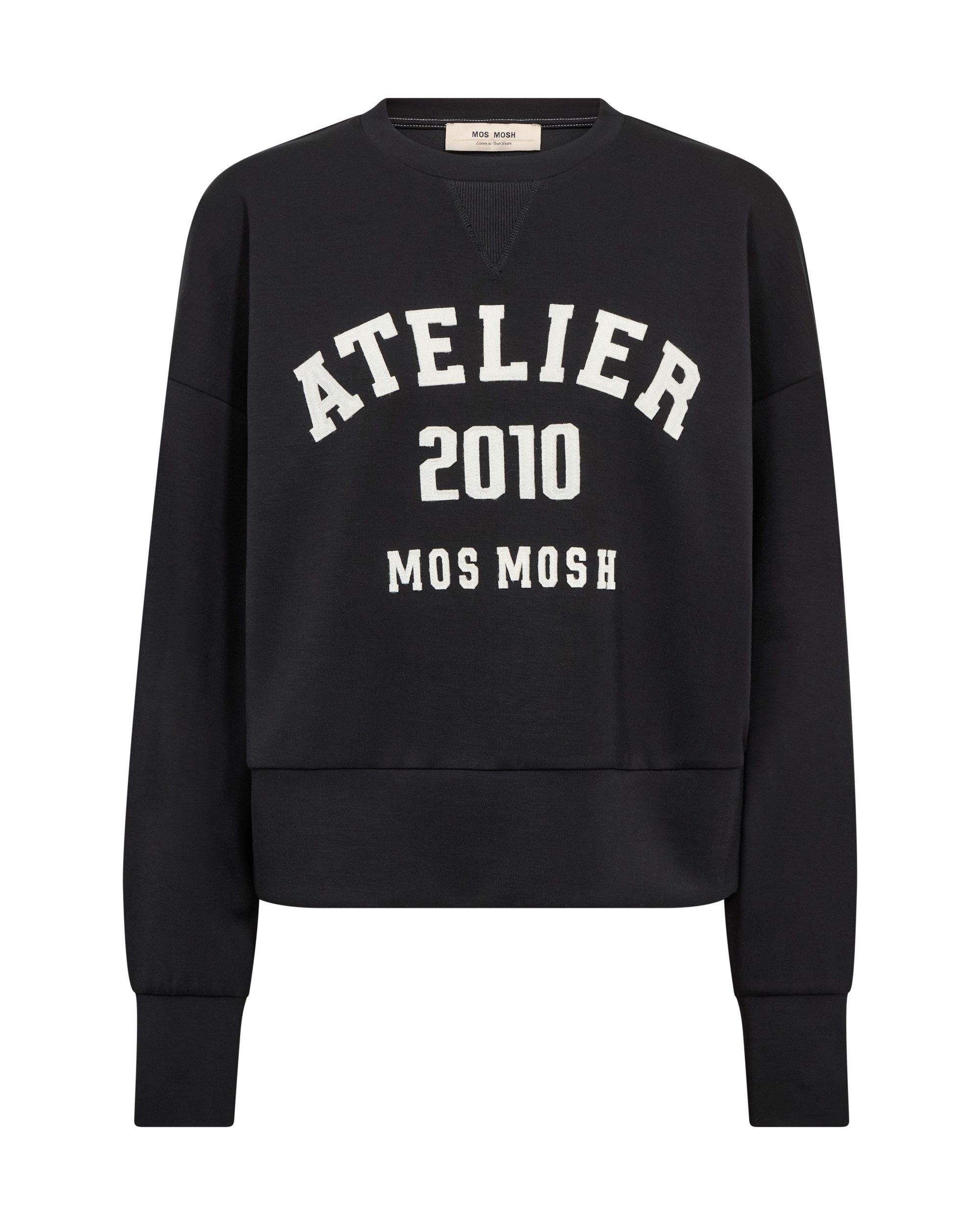 Mos Mosh Sweatshirt MMNima O-LS Sweatshirt Black