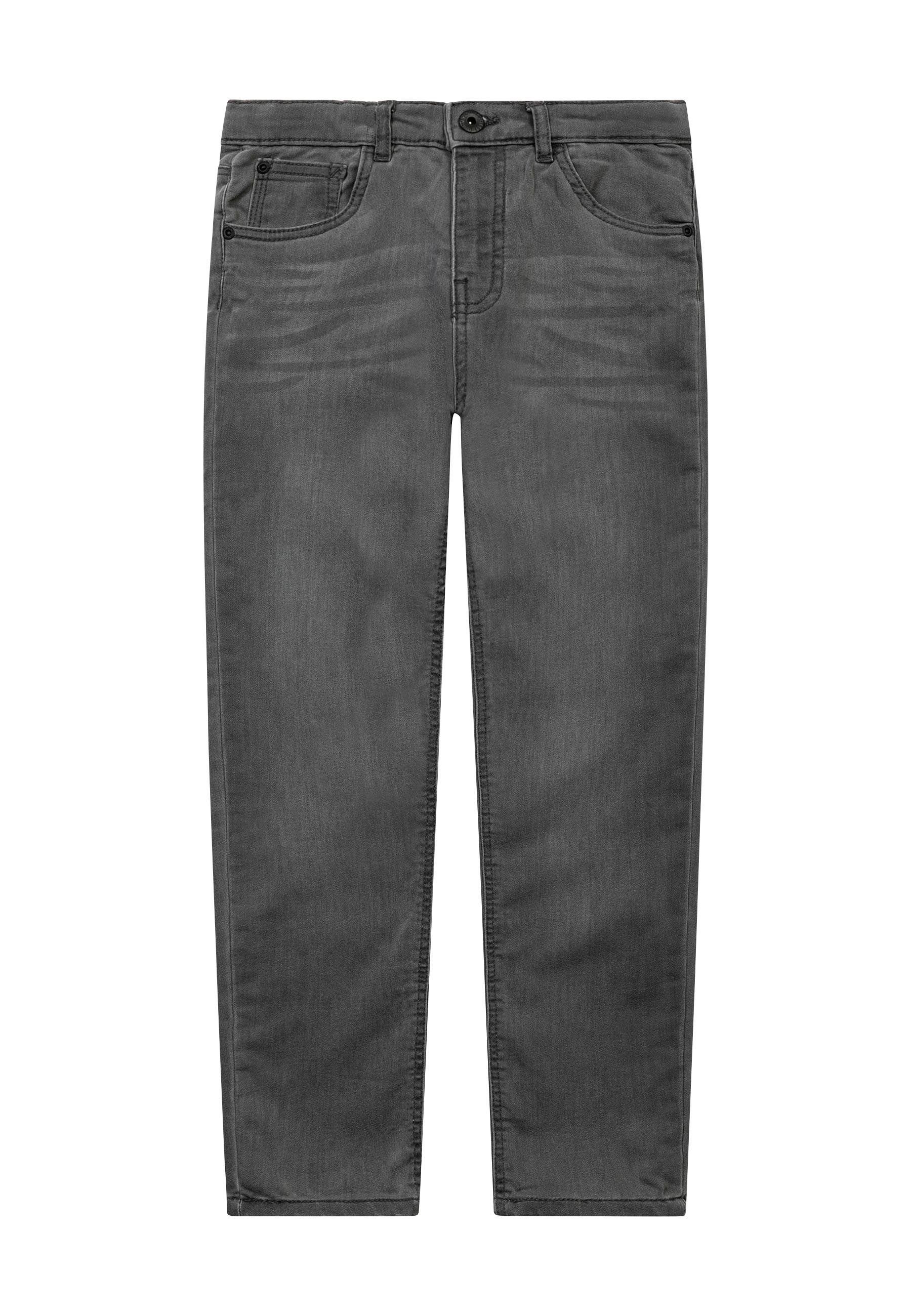 MINOTI Sweatjeans Gestrickte Denim-Jeans mit Struktur (1y-14y) Denim-Schwarz