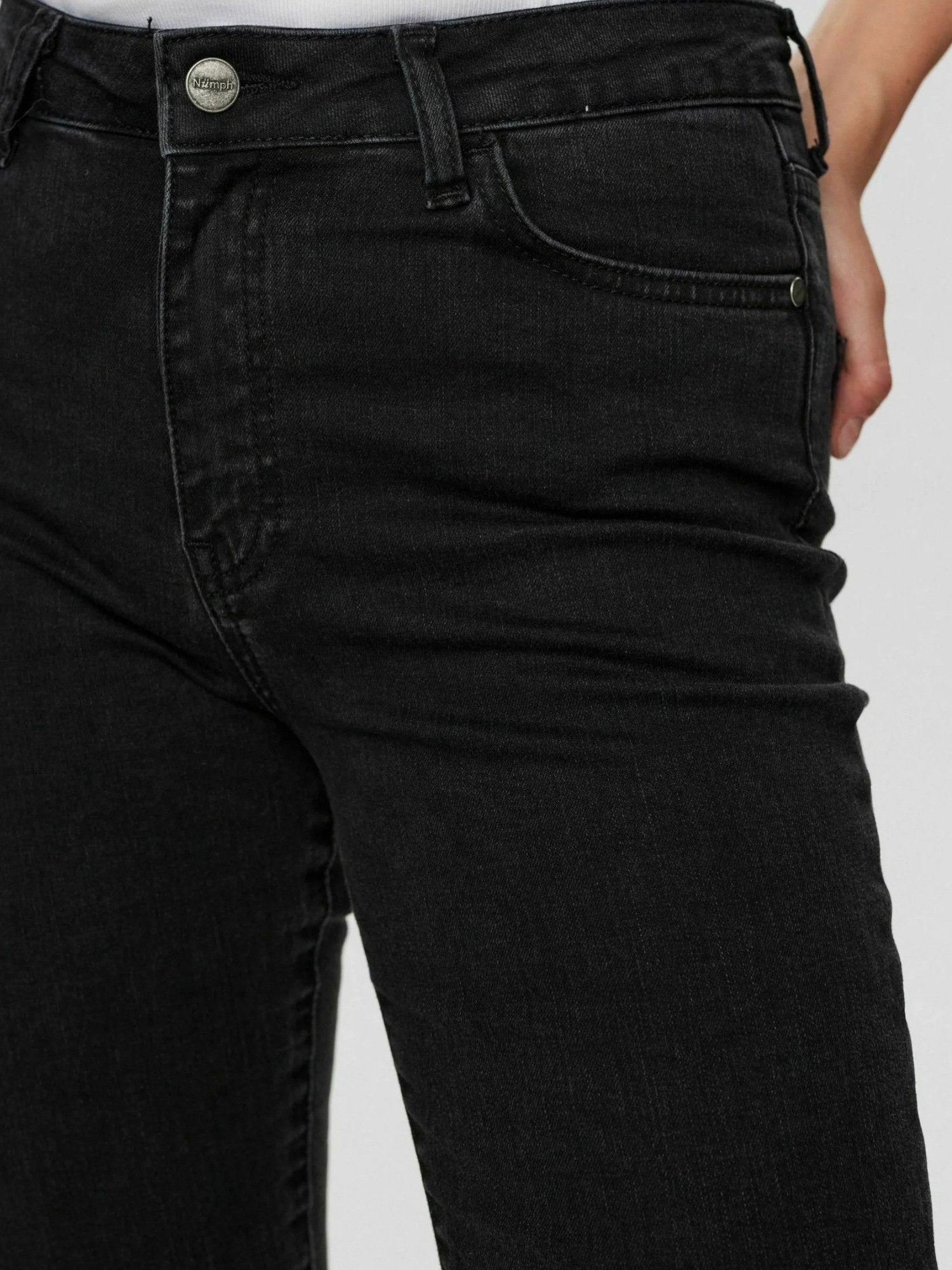 nümph 5-Pocket-Hose Nümph Jeans – Black NUSIDNEY