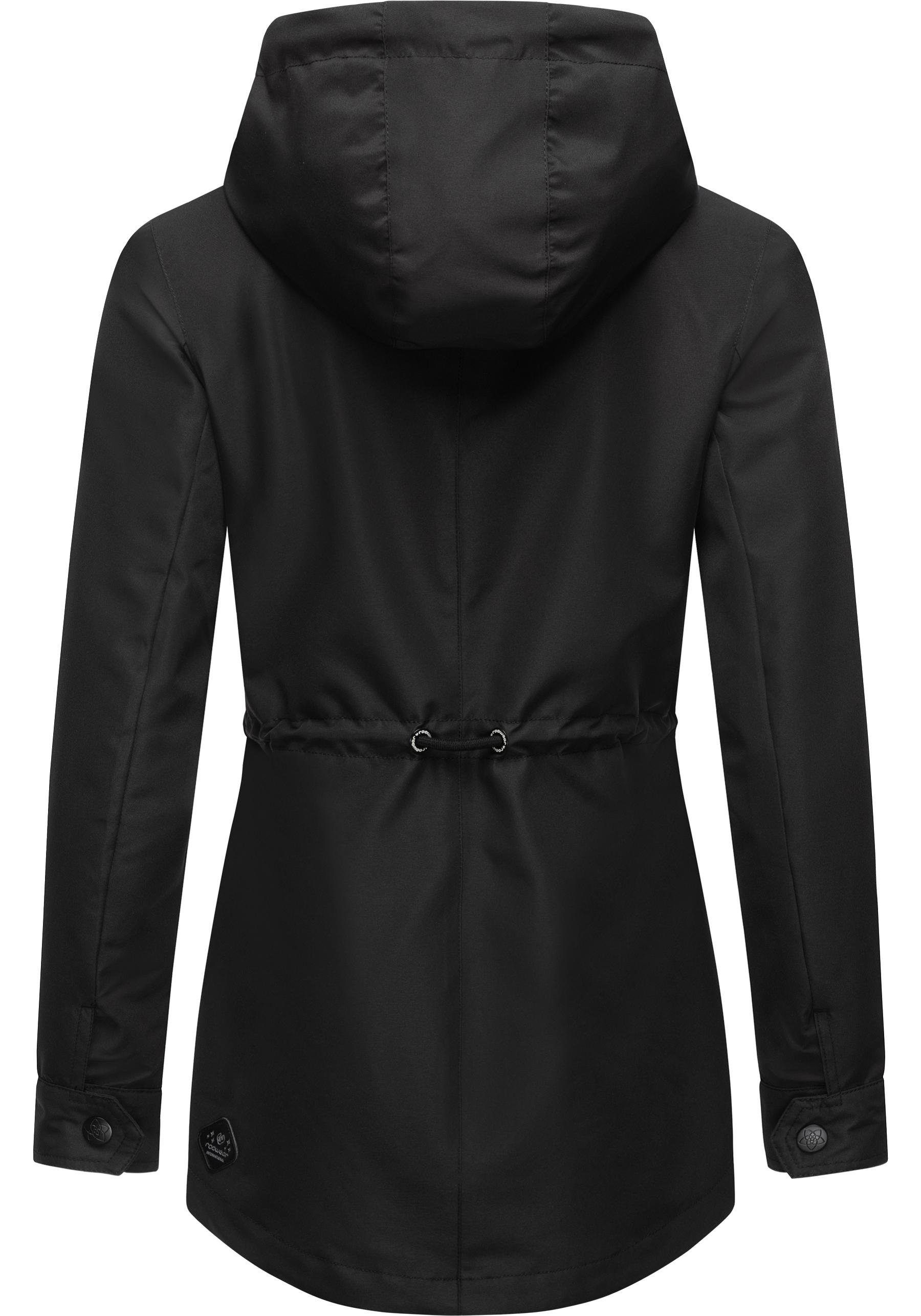 Ragwear Outdoorjacke Monadis Leichte Damen Übergangsjacke mit wasserdichtem Obermaterial