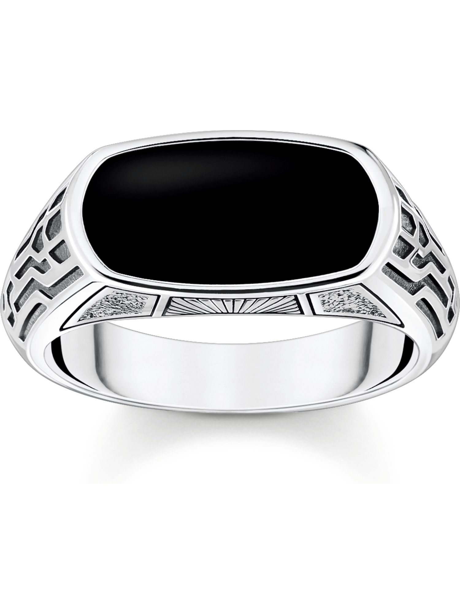 THOMAS SABO Fingerring Thomas Sabo Damenring, Onyx