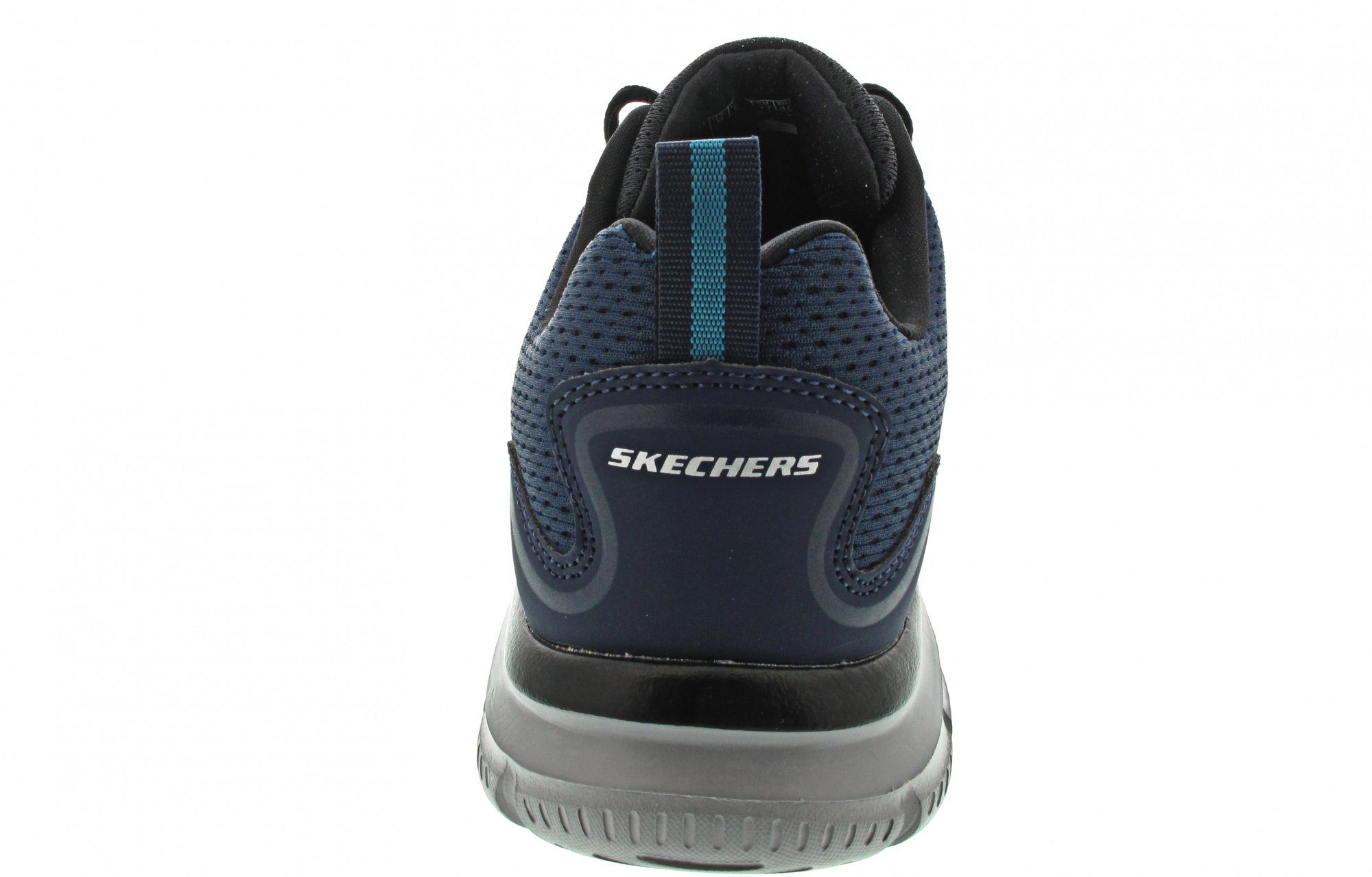 navy/blue Skechers Foam Sneaker Track-Ripkent Memory