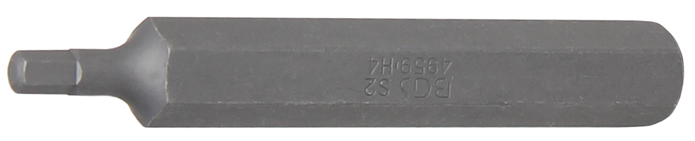 (3/8), Innensechskant 75 Bit, mm, Antrieb technic mm 10 Außensechskant 4 Sechskant-Bit mm BGS Länge