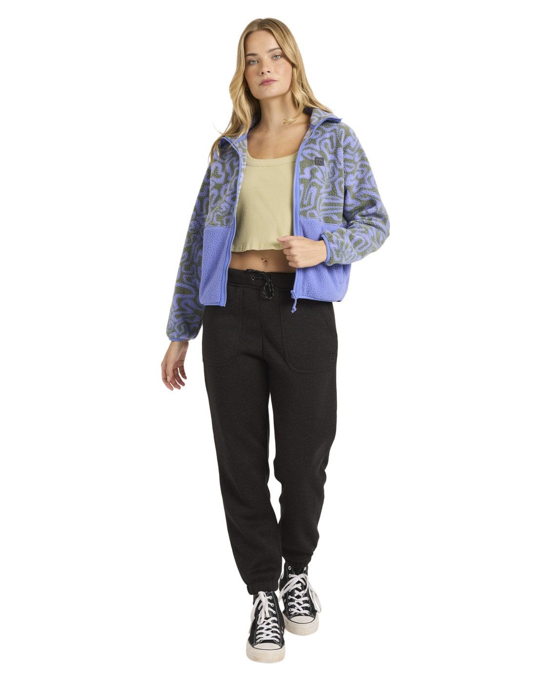 Billabong Fleecepullover Rock Jetty Mock Neck