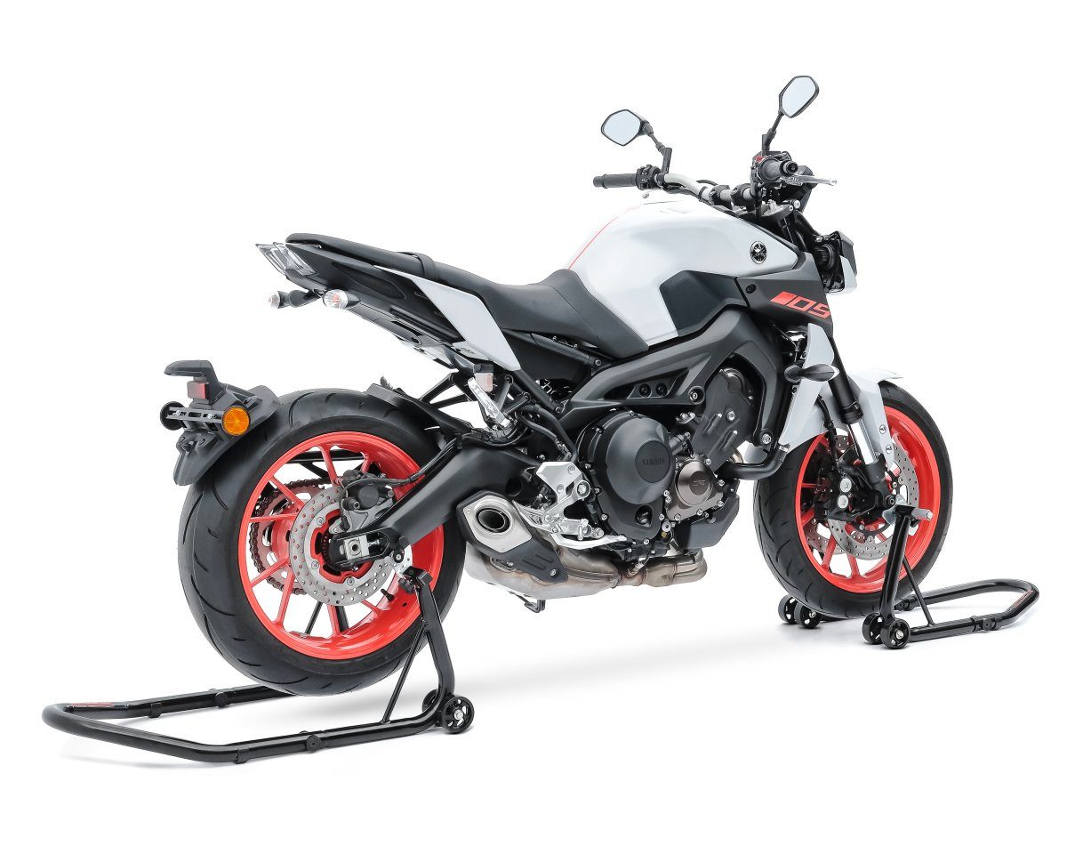 ConStands Motorradheber Montageständer für Yamaha MT-09 / Tracer 900 Motorradständer vorne hin
