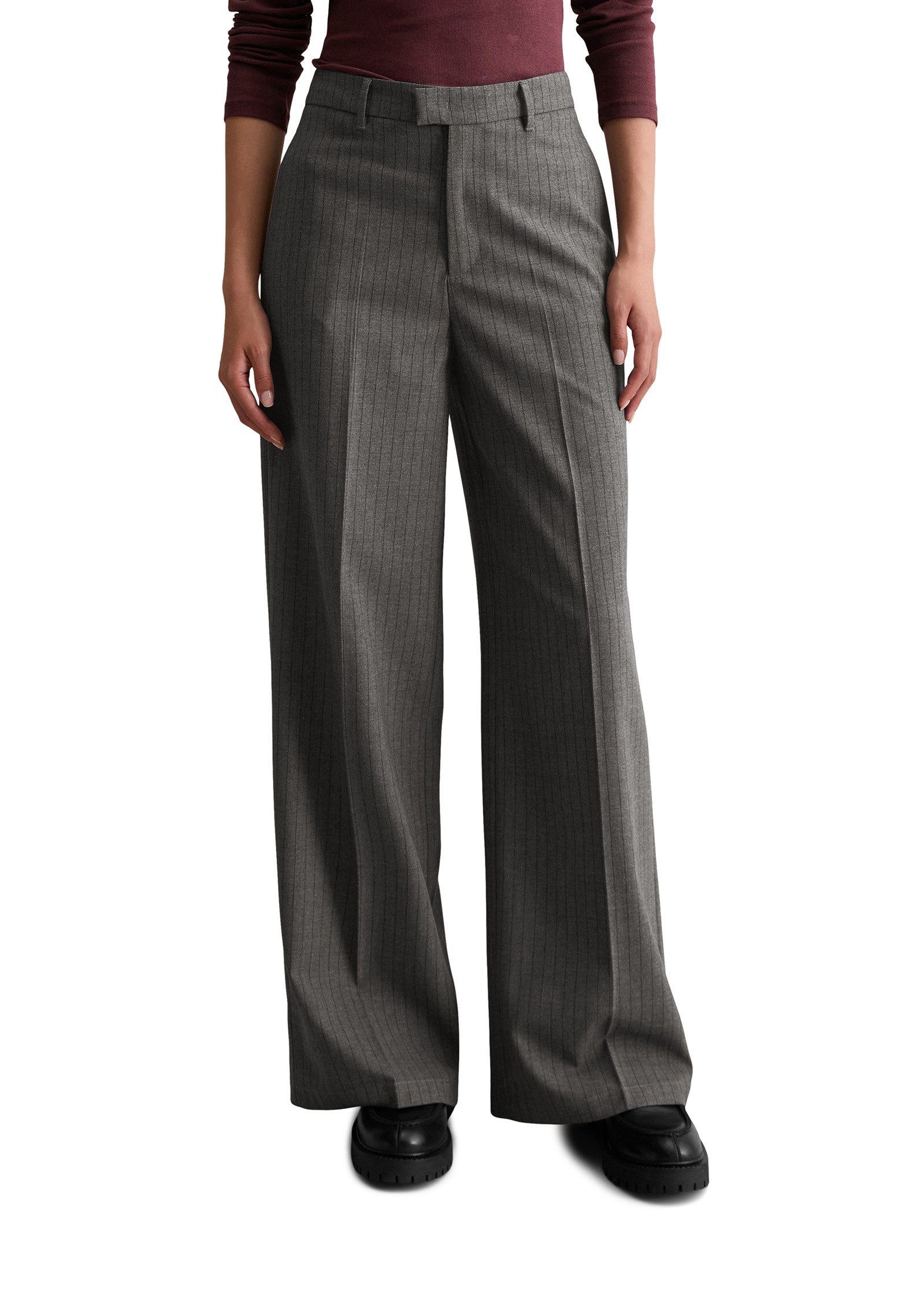 Marc O'Polo DENIM Chinohose aus Viskose-Mit mit recyceltem Polyester