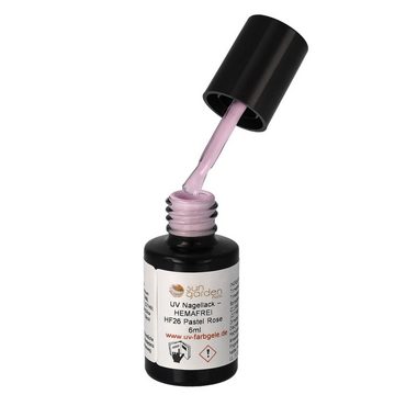 Sun Garden Nails Nagellack HF26 Pastel Rose - UV Nagellack 6ml – HEMAFREI