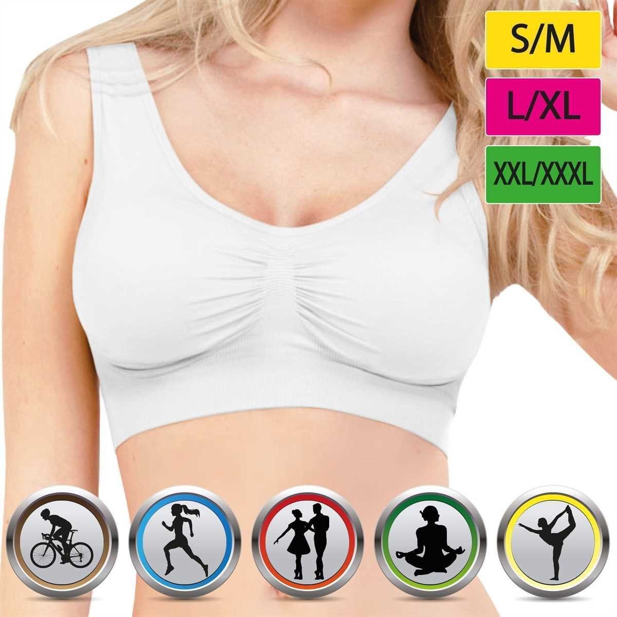 Bestlivings T-Shirt-BH (Set, 1-tlg) Damen Basic Wohlfühl BH Seamless BH Bralette – Bild 4 von 5
