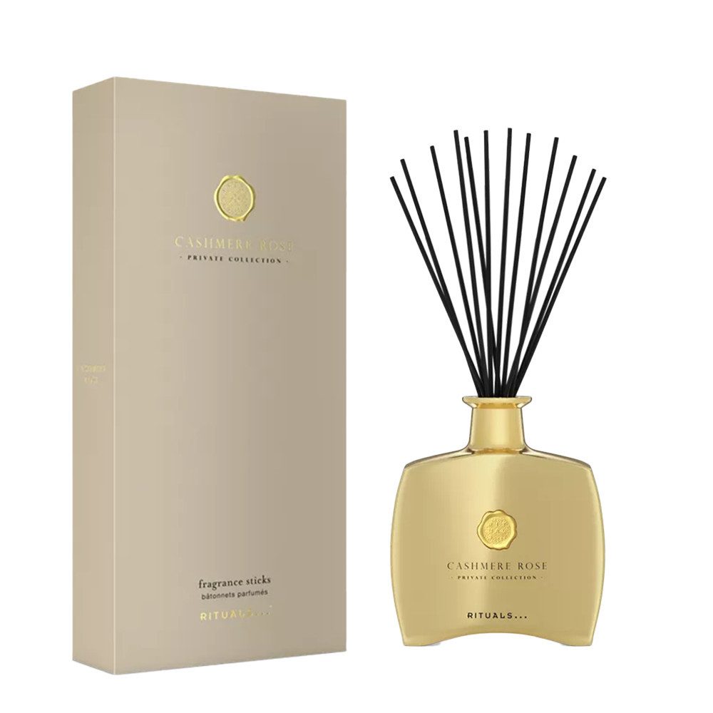 Rituals Duftstäbchen Rituals Private Collection Cashmere Rose Fragrance Sticks 450 ml (Luxuriöse Duftstäbchen für ein elegantes Raumambiente, 1-St)