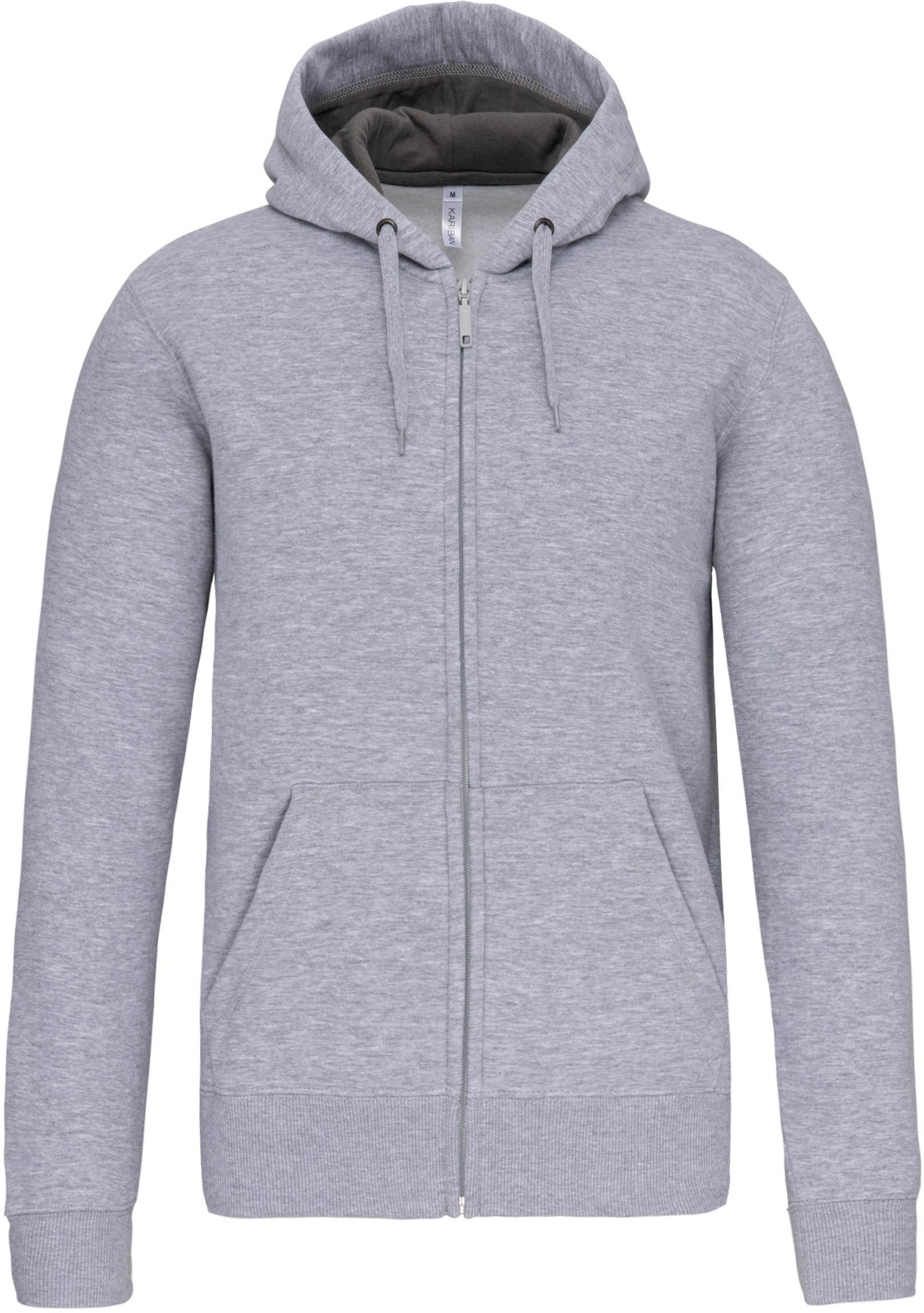 Kapuzensweatjacke Unisex Kapuzensweatshirt mit Reißverschluss