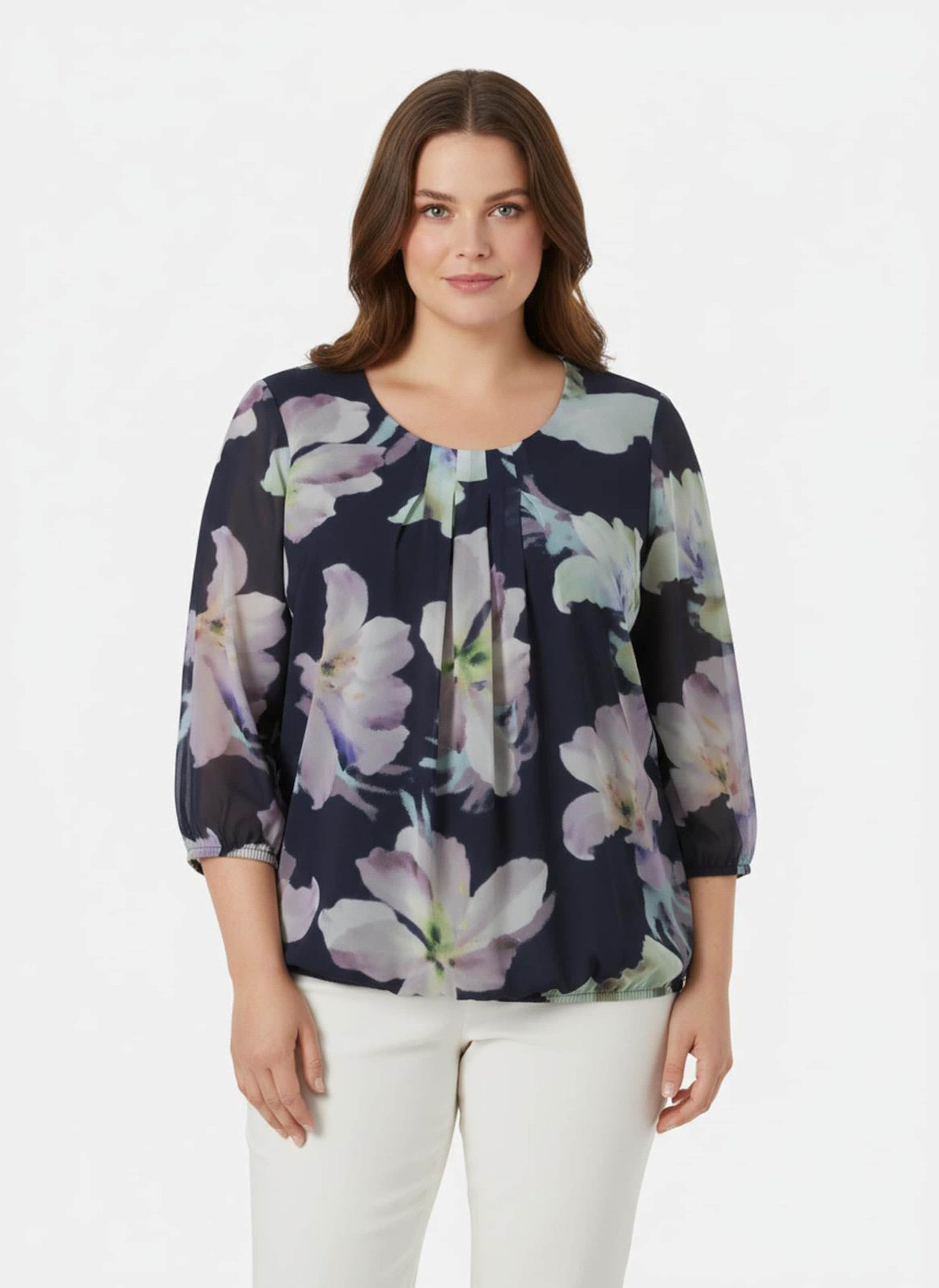 Witt Klassische Bluse Bluse 3/4-Arm