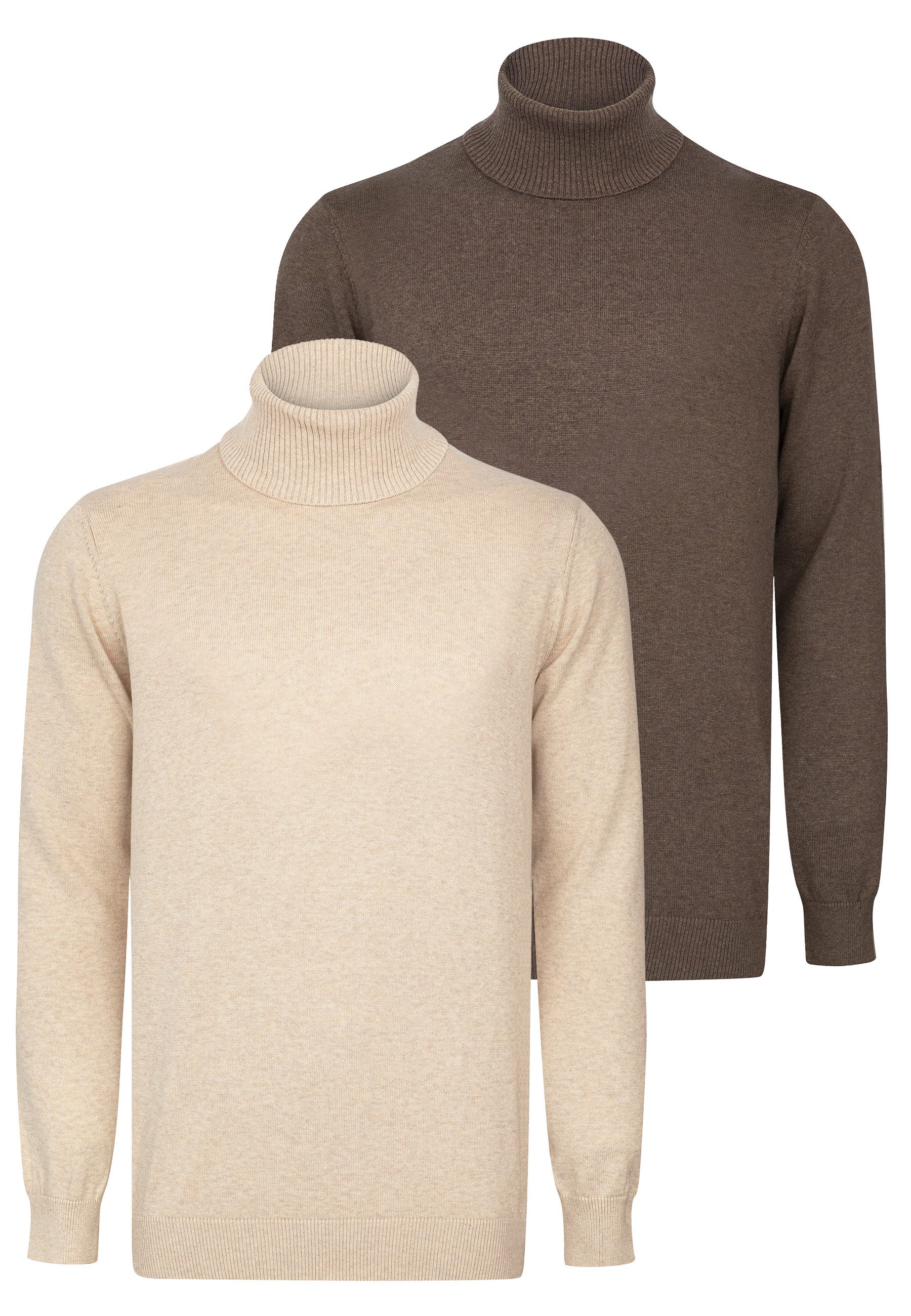 Felix Hardy Rollkragenpullover Rollkragenpullover 2er-Pack (Set)