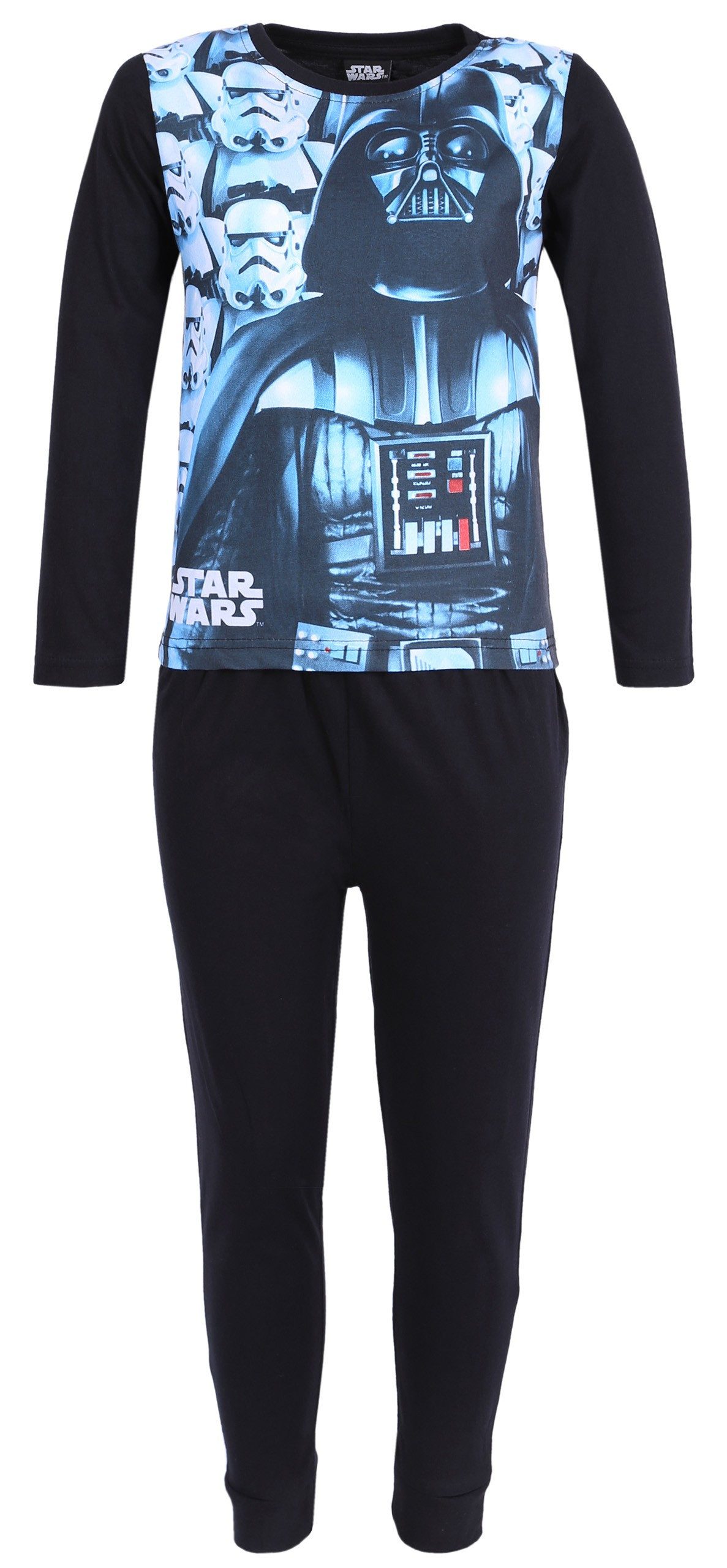 Sarcia.eu Pyjama STAR WARS Pyjama/Schlafanzug für Jungen, schwarz-blau 5 Jahre