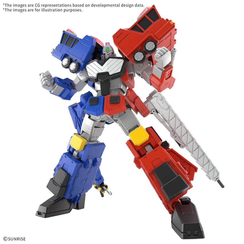 Bandai Modellbausatz The King of Braves GaoGaiGar High Grade Plastic Model Kit ChoRyuJin