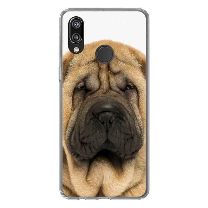 MuchoWow Handyhülle Hund - Jungen - Sharpei - Haustiere - Mädchen - Kinder Handyhülle Huawei P20 Lite (2019) Handy Case Silikon Bumper Case