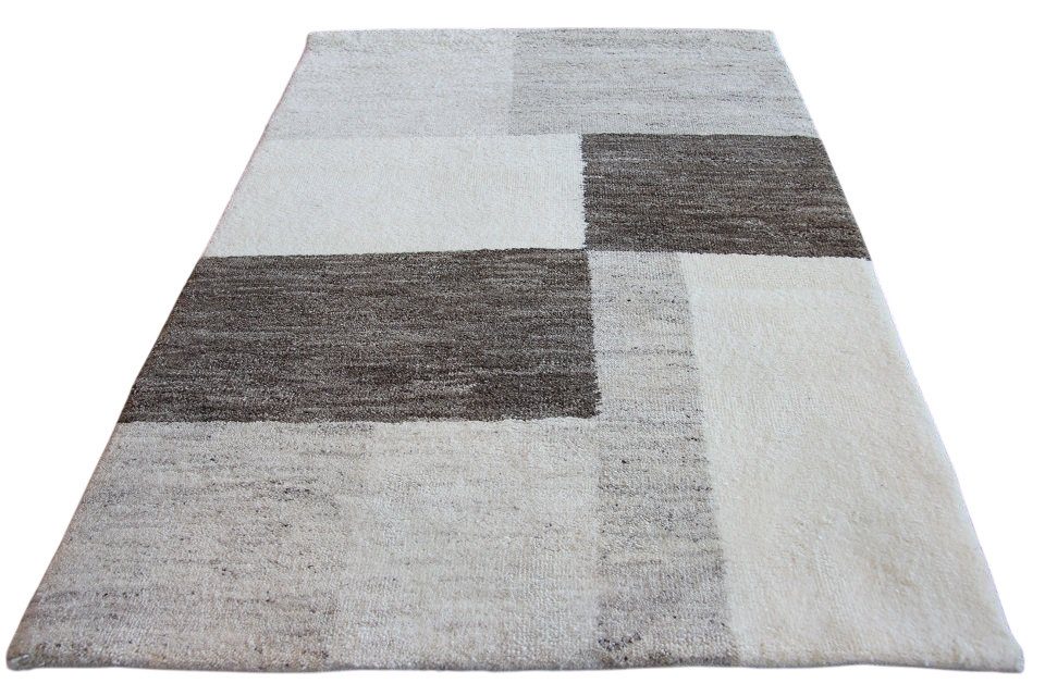 Sona-Lux Teppich Berber Teppich Wollteppich Wolle, gemustert, rechteckig, Höhe: 32 mm, handgeknüpft Wohnzimmer Esszimmer Schlafzimmer Flur
