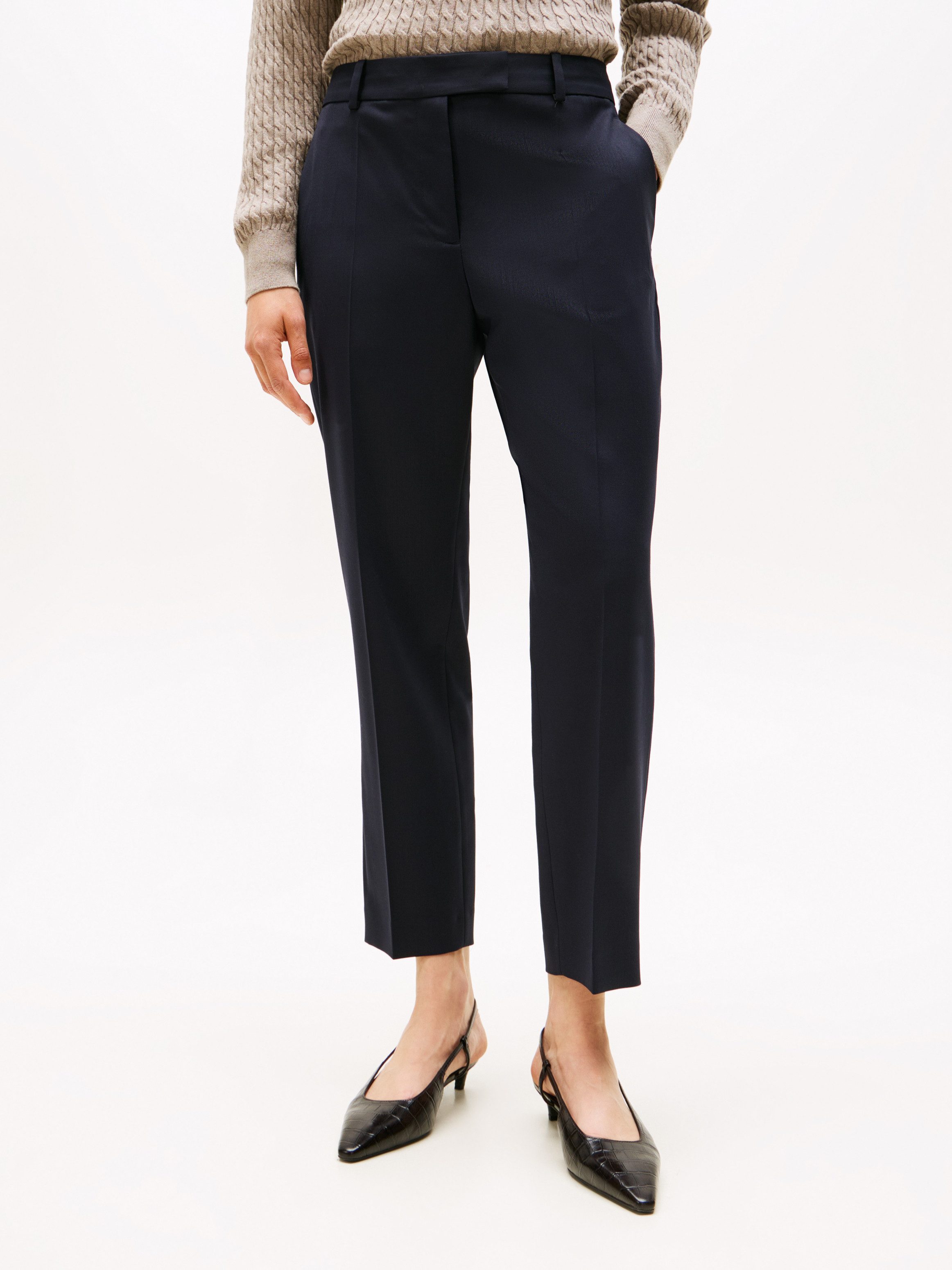 Tommy Hilfiger Anzughose TIMELESS WOOL SLIM STRT PANT mit Wolle günstig online kaufen