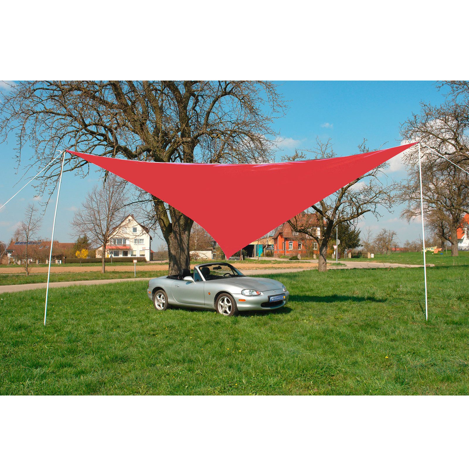 DEMA Sonnensegel Sonnensegel 3,6x3,6x3,6 m terracotta