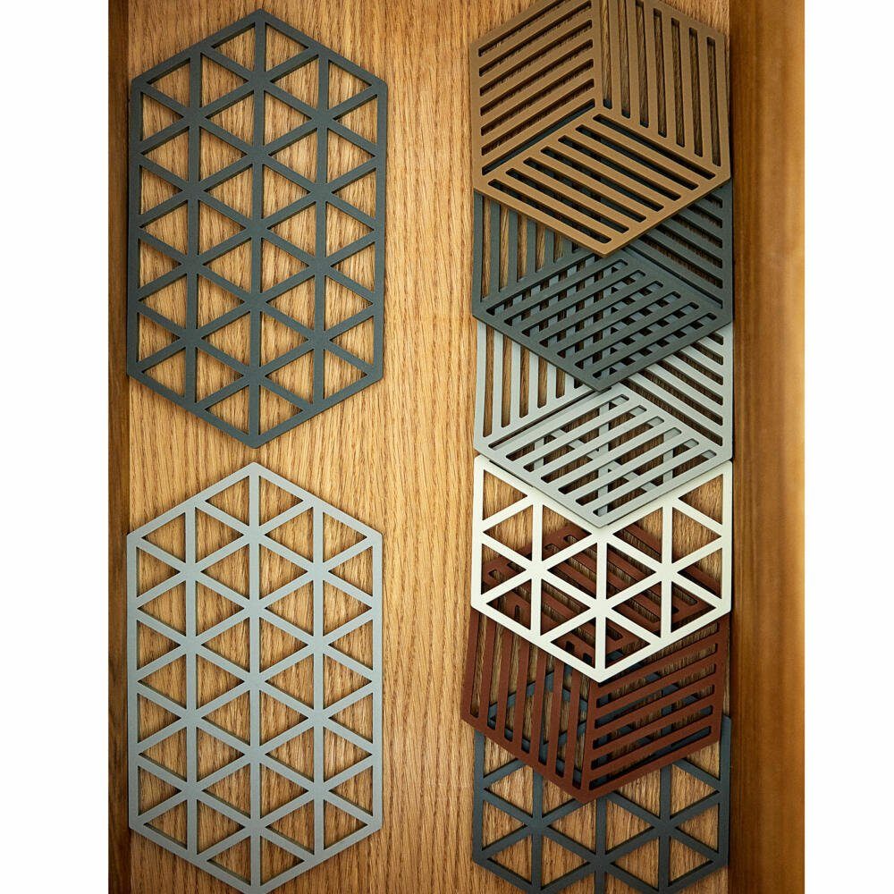 Zone Denmark Topfuntersetzer Triangles Olive Green