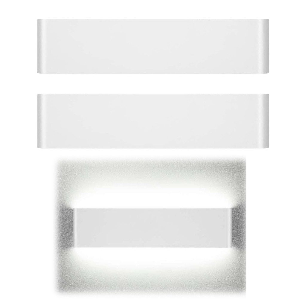 Jibenhome Wandleuchte LED Flurlampe Innen, 12W Wandlampe Aluminum für Wohnz günstig online kaufen