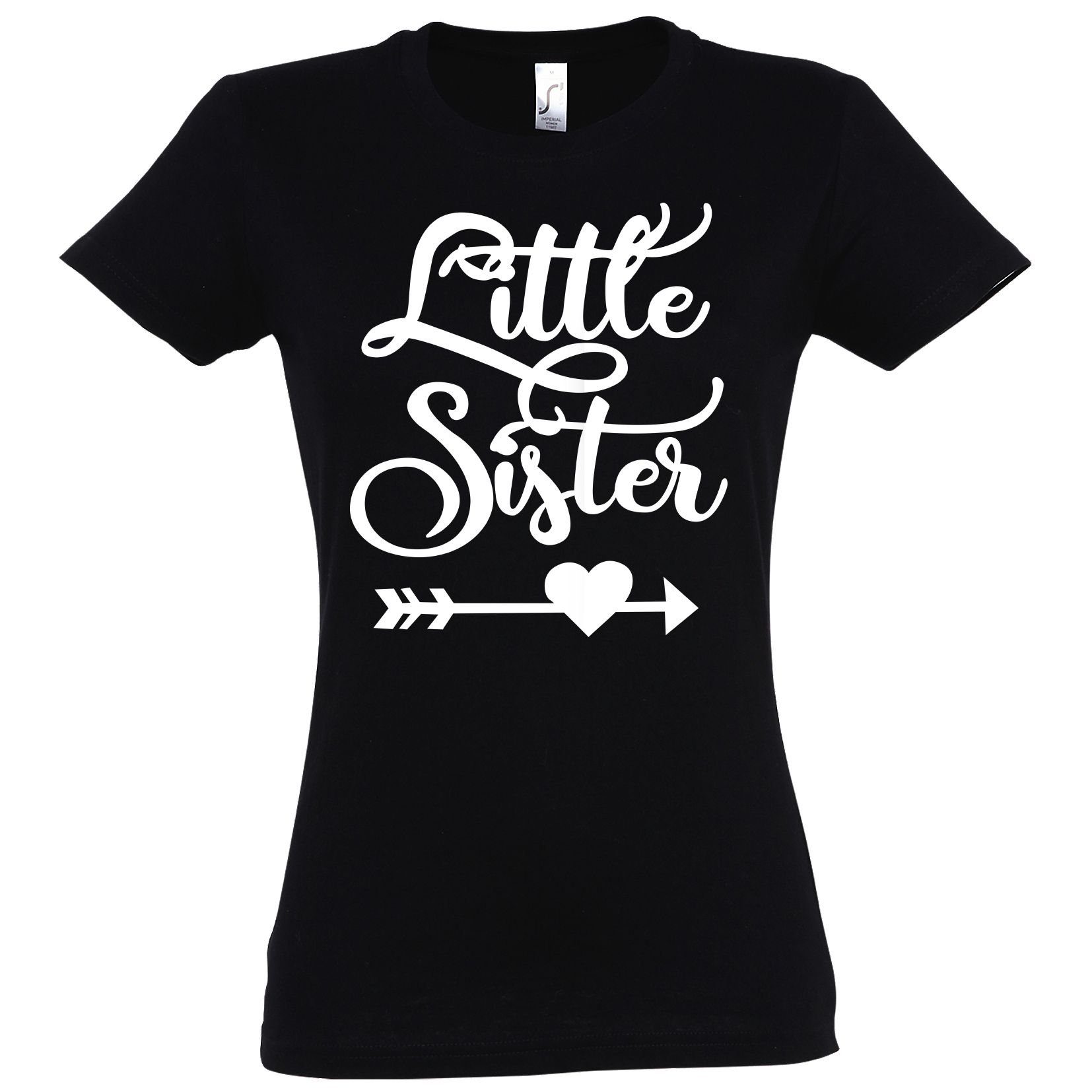Couples Shop T-Shirt Big Sister & Little Sister T-Shirt mit lustigem Spruch Print