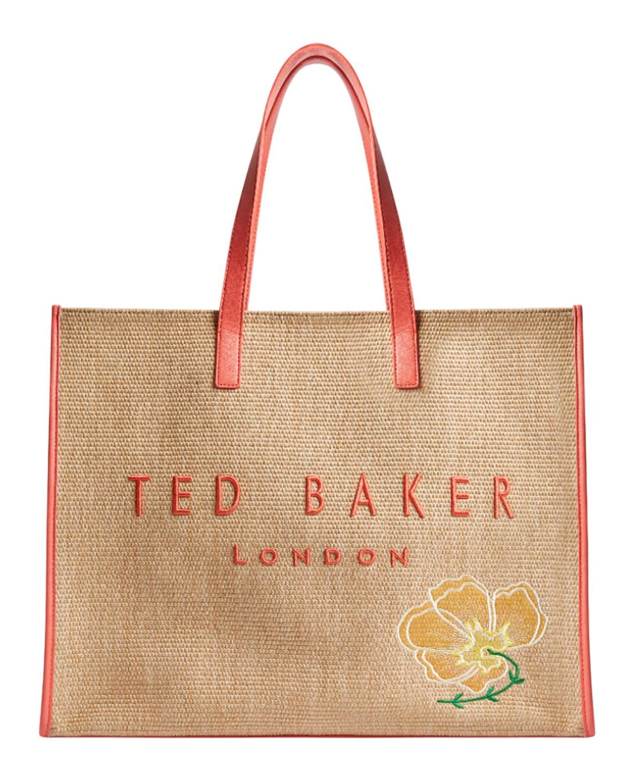 Shopper Floraff Floral Raffia Icon Bag