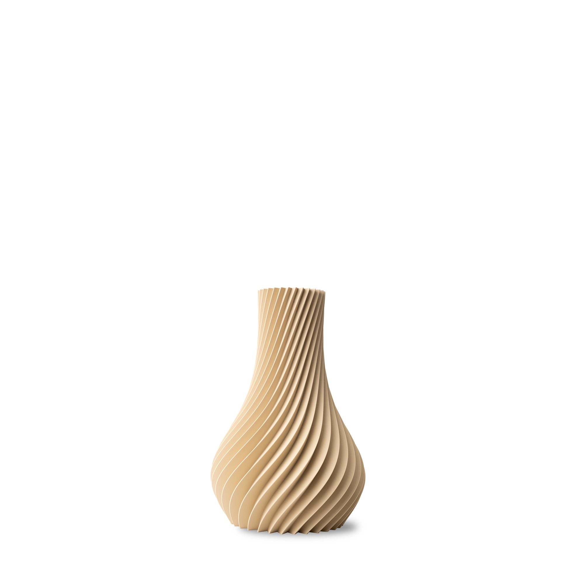 natumo Tischvase Vase Pirum Beige 12 cm