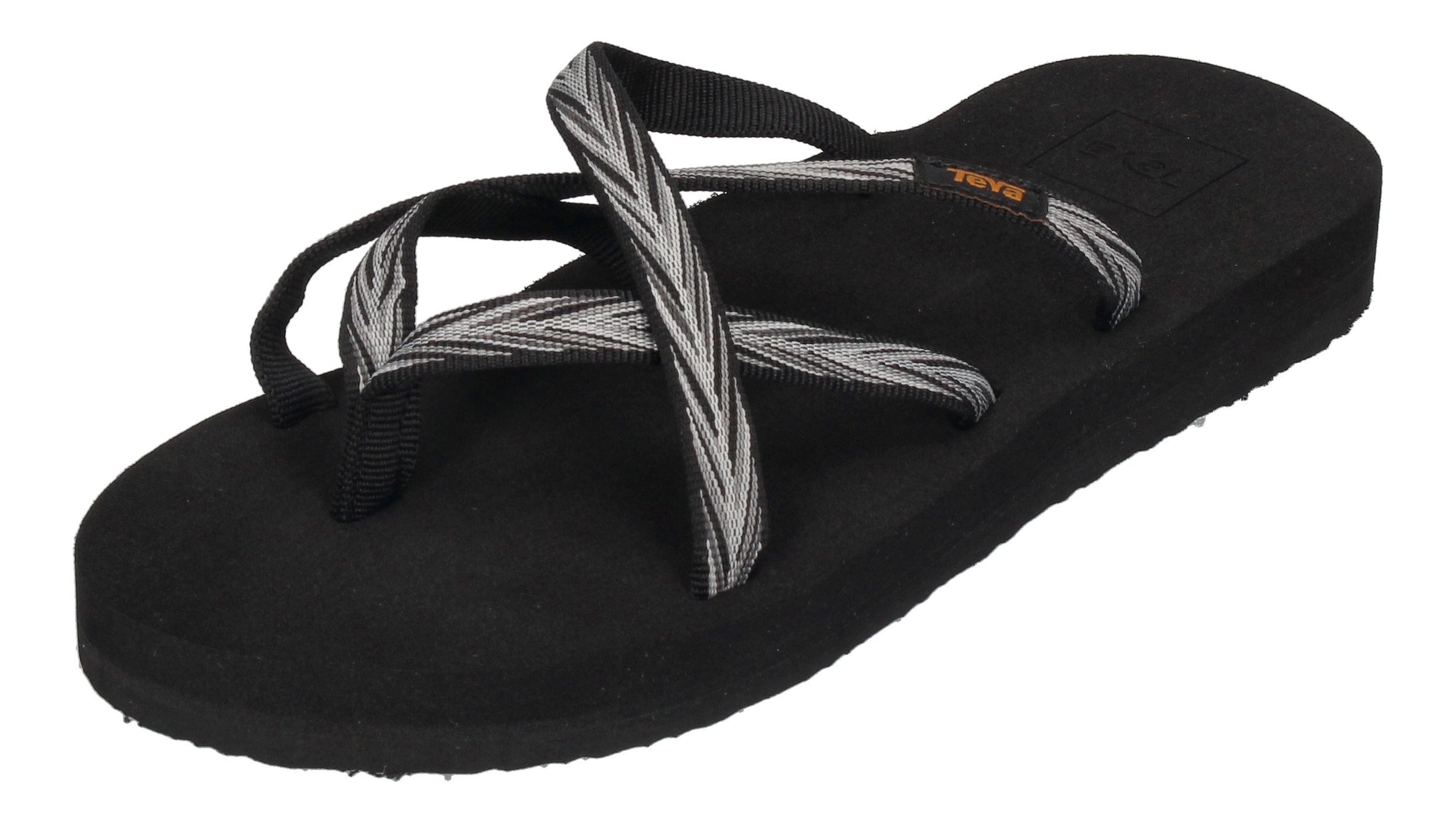 Teva OLOWAHU 6840 Zehentrenner Palms Black White