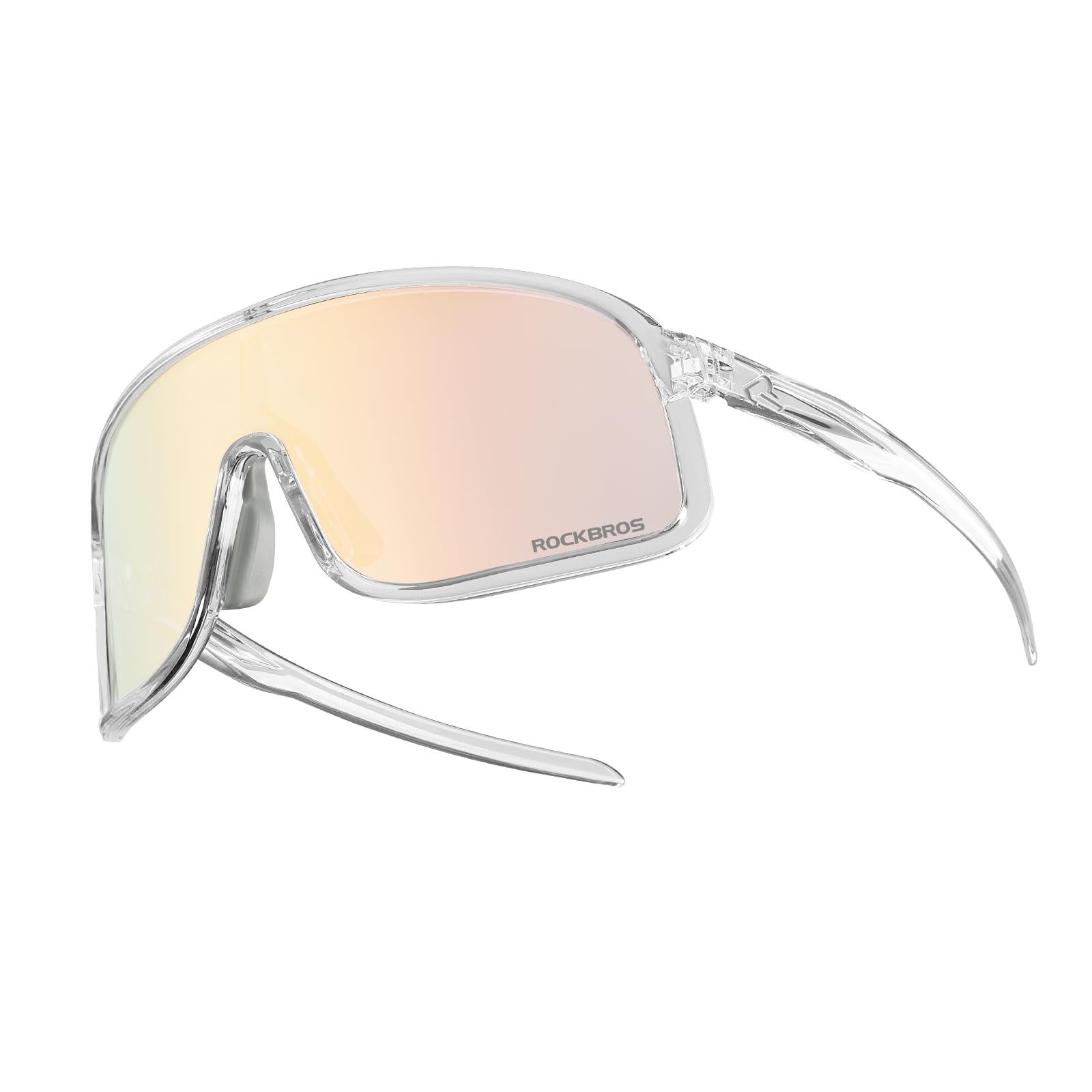 ROCKBROS Fahrradbrille Fahrradbrille Photochromatisch Cycling Glasses Fahrradbrille, (Photochromatisch Sportbrille), UV Schutz 400, für Fahrrad, MTB