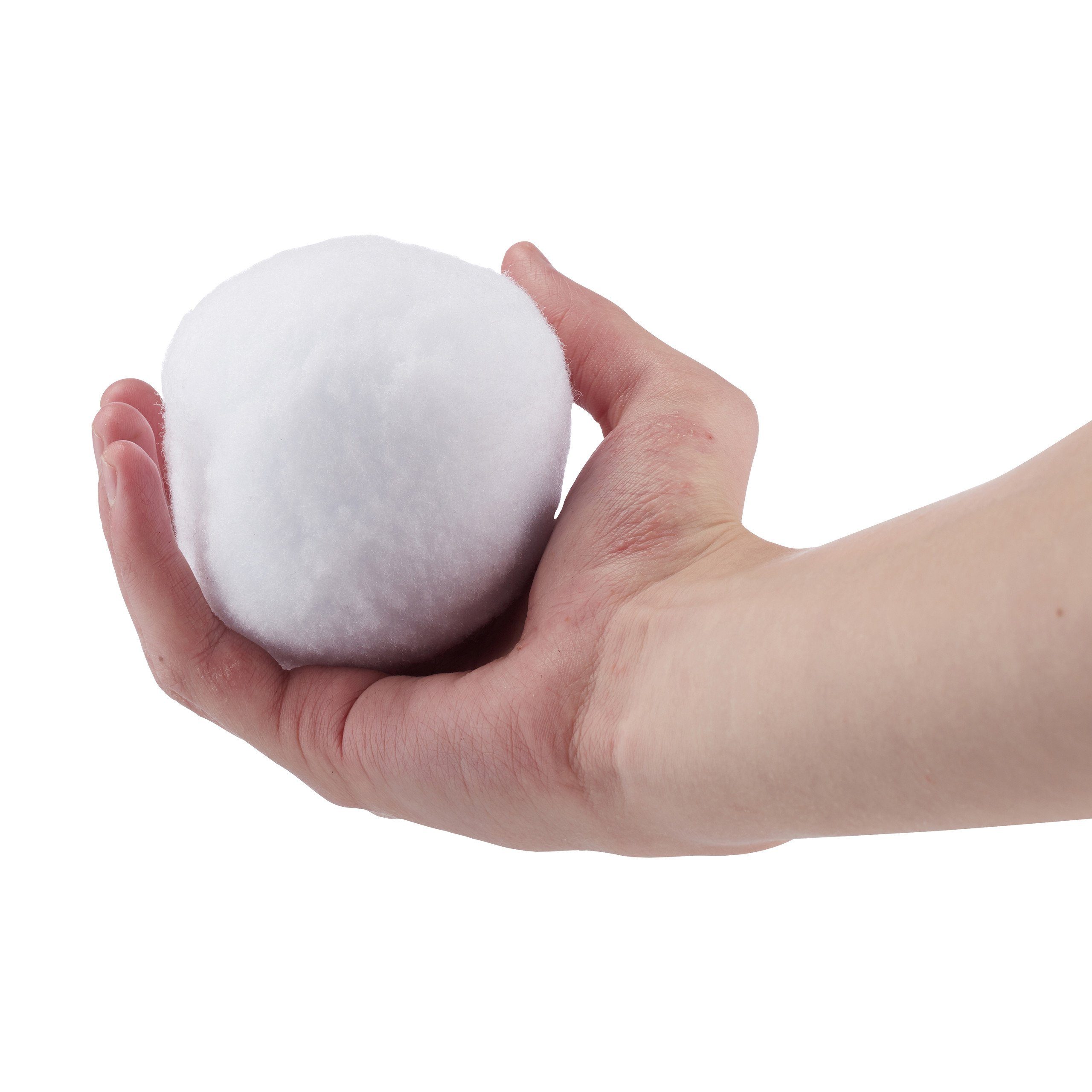 relaxdays Schneeballzange Künstliche Schneebälle im 50er Set, (50-tlg) – Bild 4 von 5