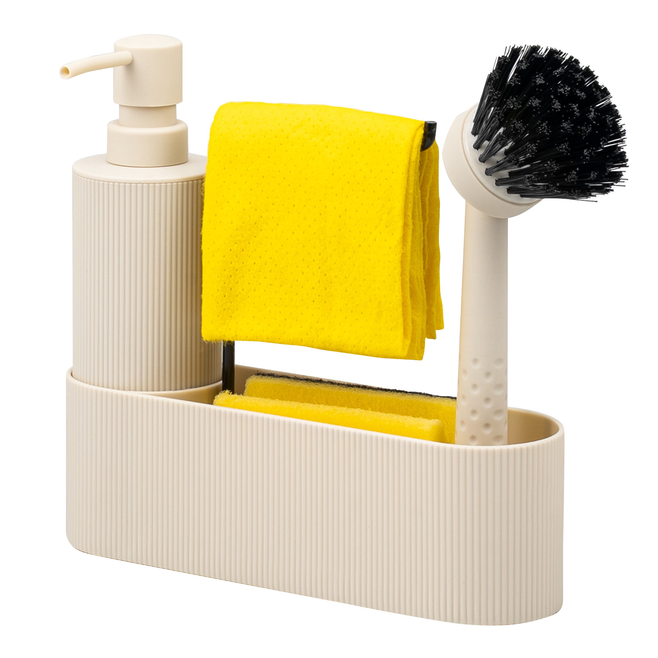 eluno Seifenspender Spülbecken Organizer ca. 22 x 21 x 6,5 cm (B/H/T), (1-tlg)