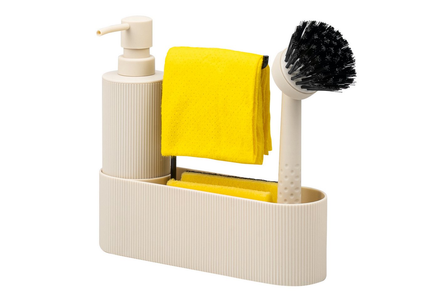 eluno Seifenspender Spülbecken Organizer ca. 22 x 21 x 6,5 cm (B/H/T), (1-tlg)