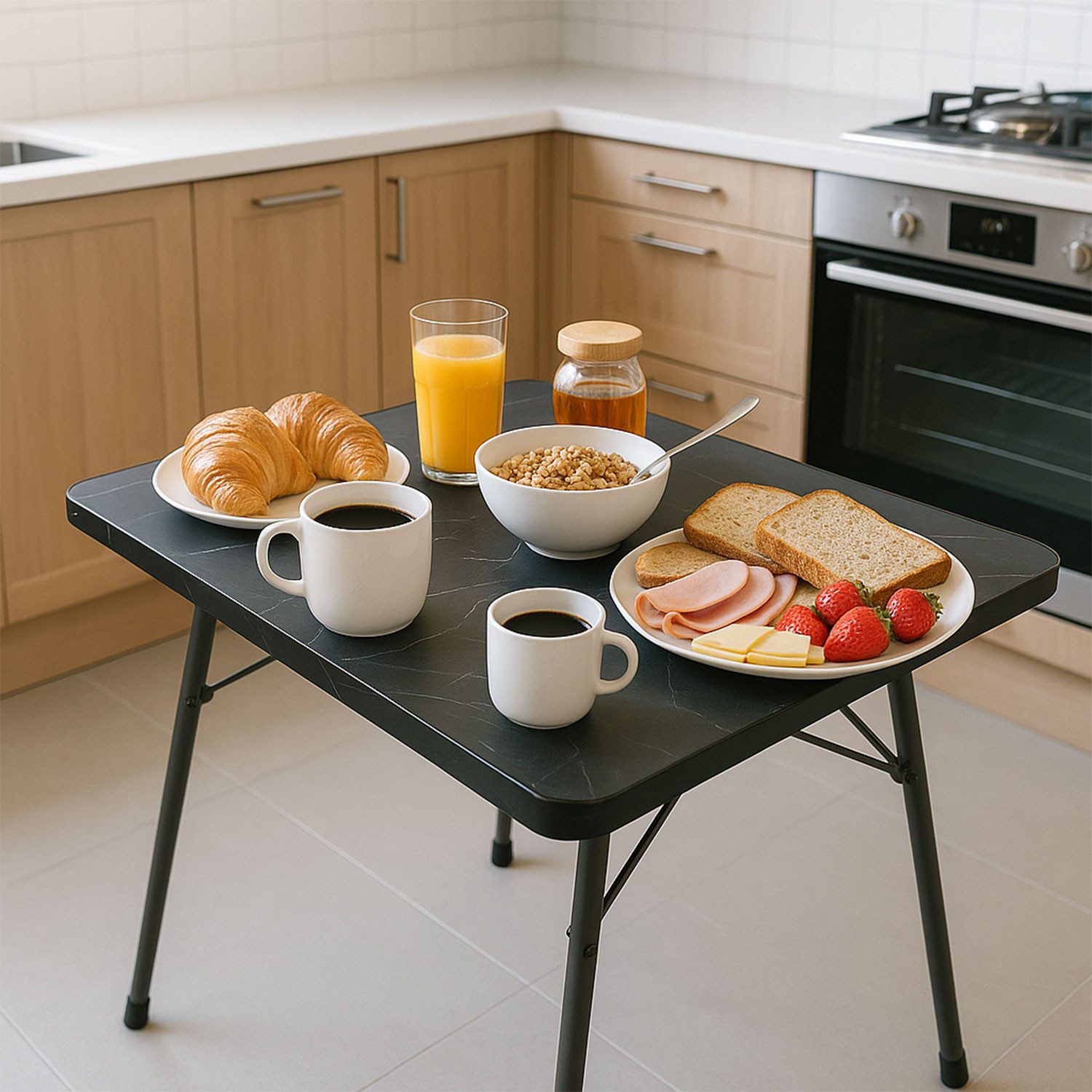 Jungengel Klapptisch 45x60cm Stehtisch Balkon Garten günstig online kaufen