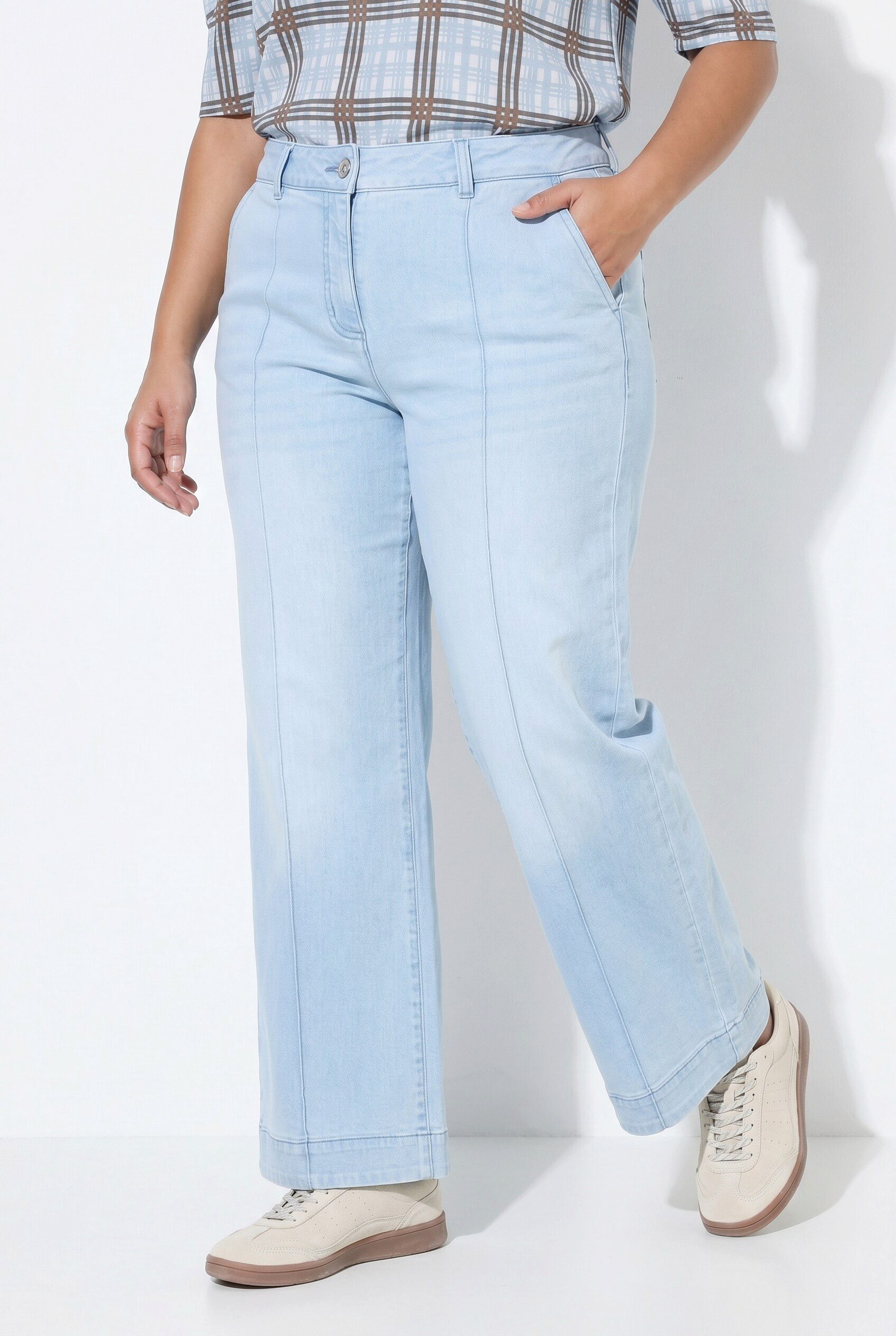 MIAMODA Regular-fit-Jeans Jeans weites Bein Biese