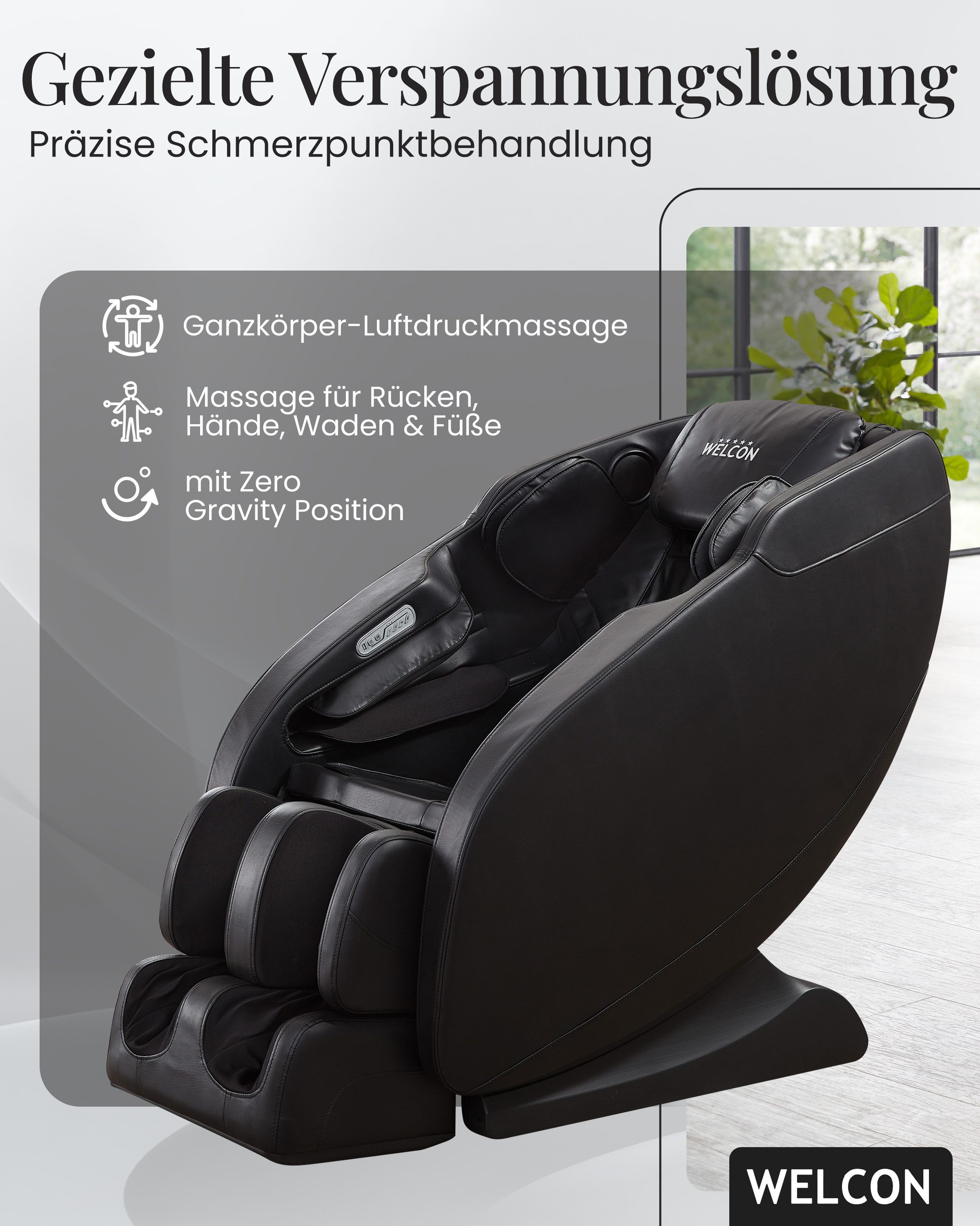 WELCON Massagesessel Massagesessel WELCON PRESTIGE II mit Wärmefunktion günstig online kaufen