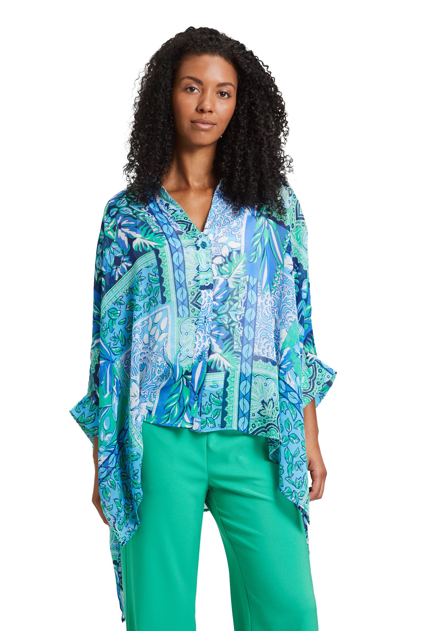 Schlupfbluse Betty Barclay Tunika-Bluse mit Fledermausärmeln