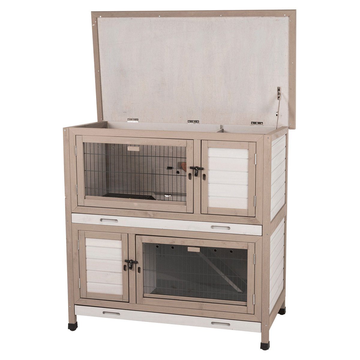 TRIXIE Kleintierstall Kleintierstall mit Wärmedämmung weiß/braun günstig online kaufen