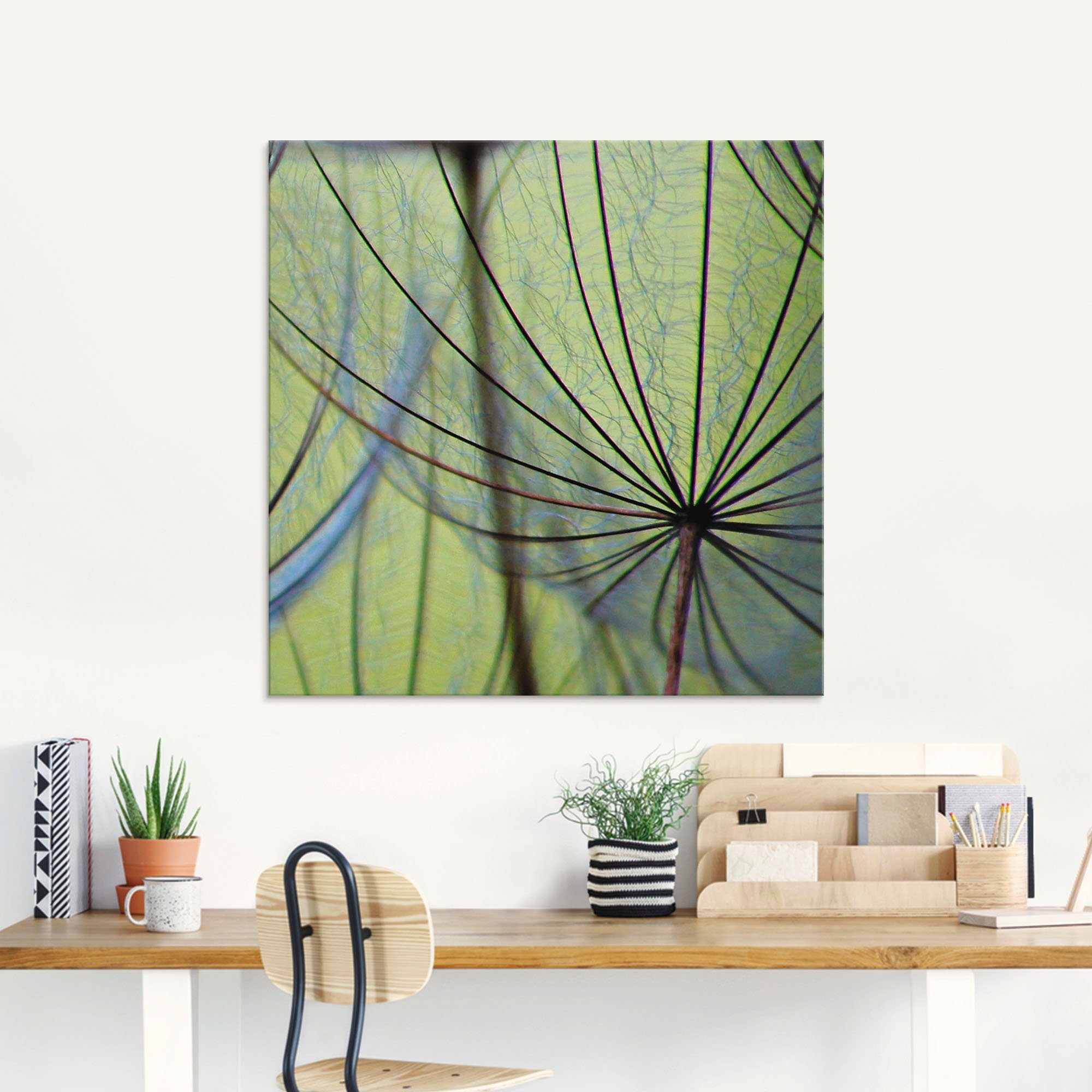 Artland Glasbild Pusteblumen-Samen II, Blumen (1 St), in verschiedenen Größen