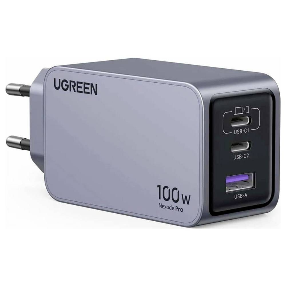 UGREEN Nexode Pro Ladeadapter 100 W USB-C® Buchse, USB-C® Buchse, USB-A USB-Ladegerät