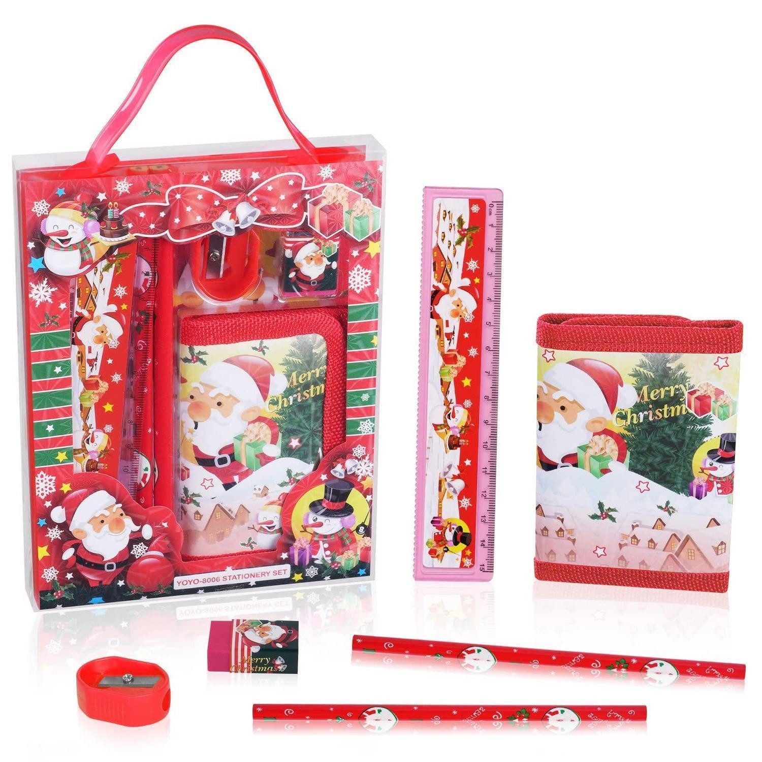 LuxusKollektion Bleistift Schreibwaren-Geschenkset Weihnachten mit Portemonnaie