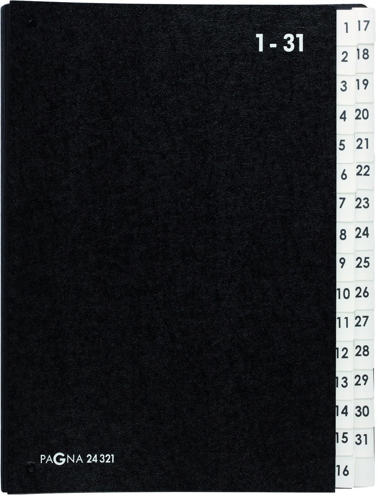 PAGNA Organisationsmappe Pultordner 1-31 32 Fächer schwarz
