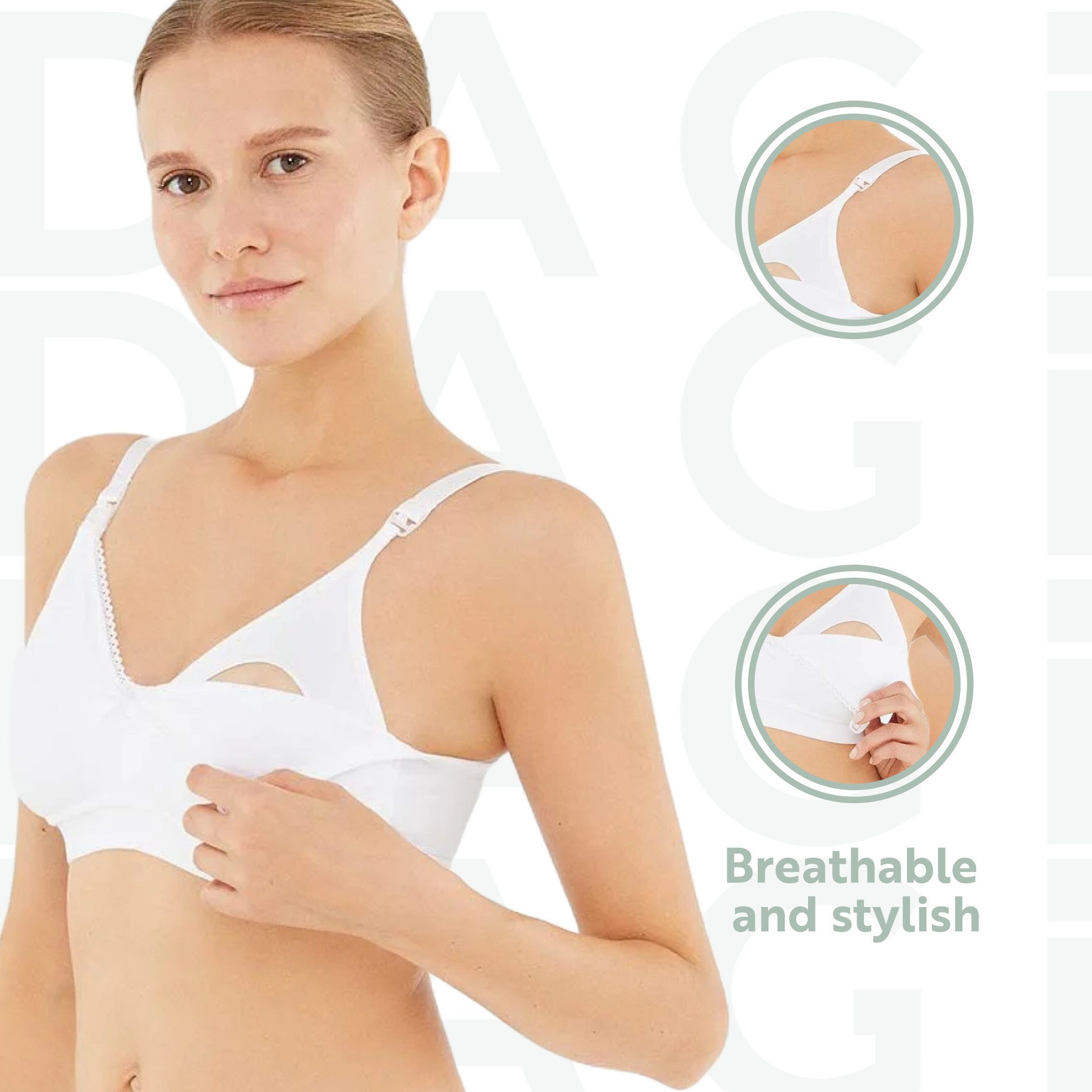 Dagi Still-BH Fehlschlag Seamless stillen Schwangerschaft Bras Bralette Nahtloser