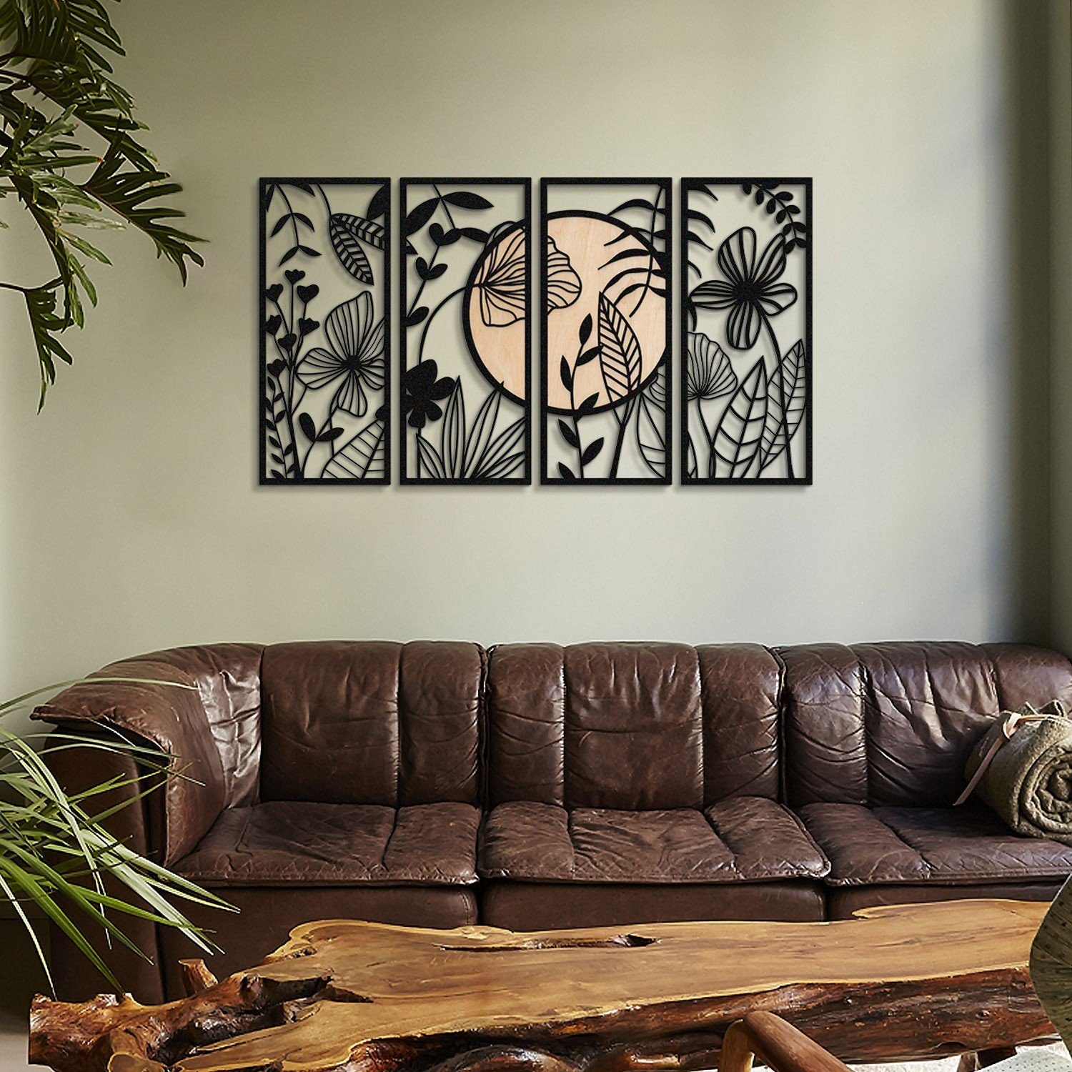 Wanddekoobjekt 100% STEEL (Thickness: 1,2 mm), 29 x 68 cm P1146