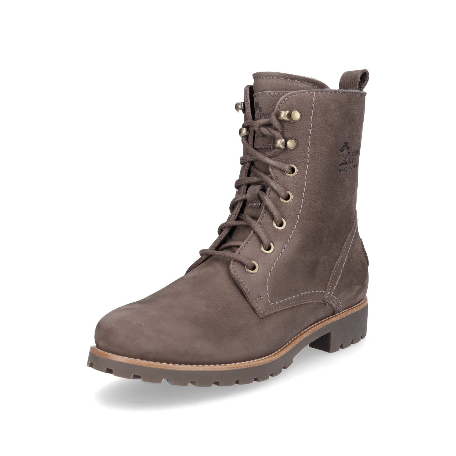 Panama Jack Panama Jack Damen Schnürstiefelette taupe grau Stiefelette günstig online kaufen