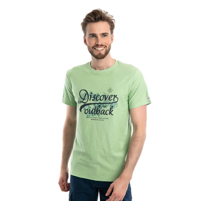 ROADSIGN australia T-Shirt Discover Outback (1-tlg) mit Rundhalsausschnitt & Logo-Print 100 % Baumwolle