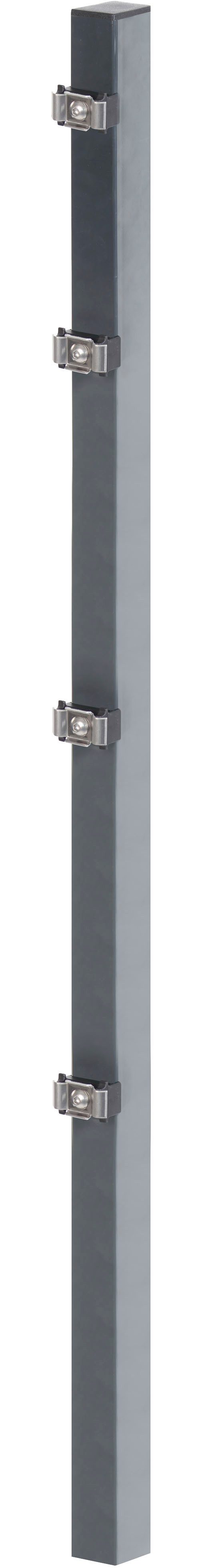 Alberts Zaunpfosten, 60x40 mm für Doppelstabmattenzaun, günstig online kaufen
