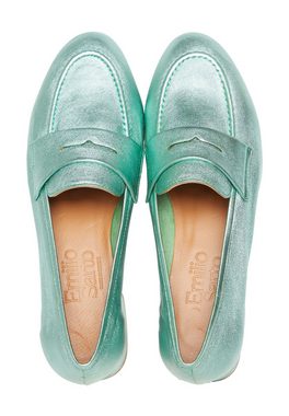 Emilio Sarto Loafer In Metallic-optik Loafer