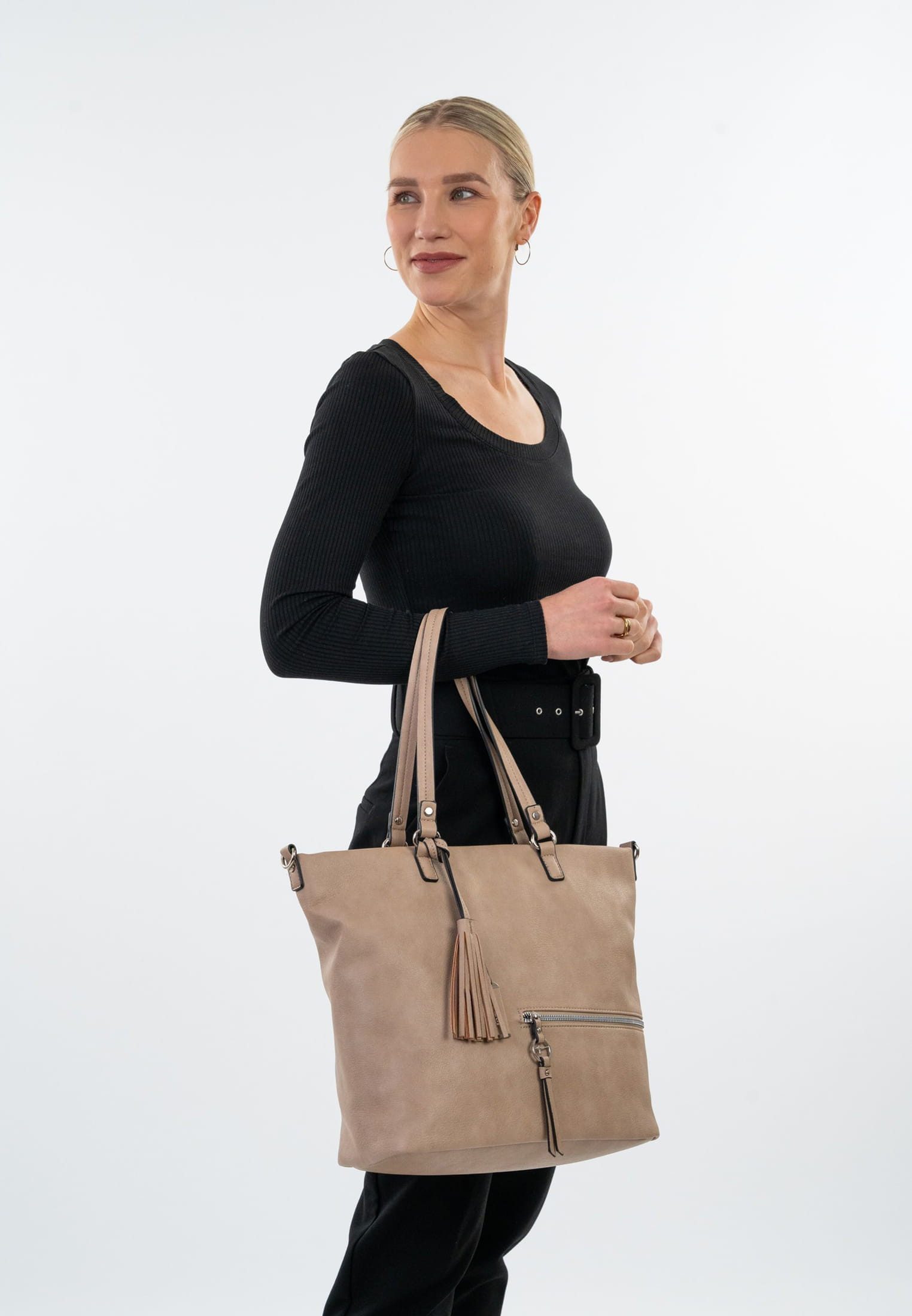 Tamaris Shopper TAS Nele, Logo Anhänger