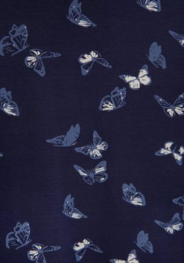 KangaROOS Sweatshirt mit trendigem Schmetterlings-Allover-Druck